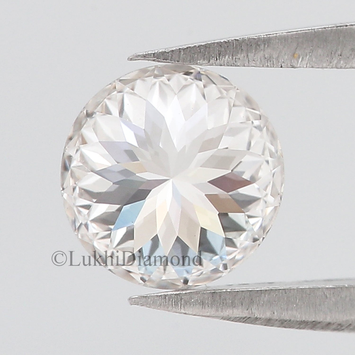 6 MM Round Portuguese Cut Diamond E/F Color VS Clarity Lab Grown Diamond Lab Created Loose Diamond Round CVD Diamond Q167