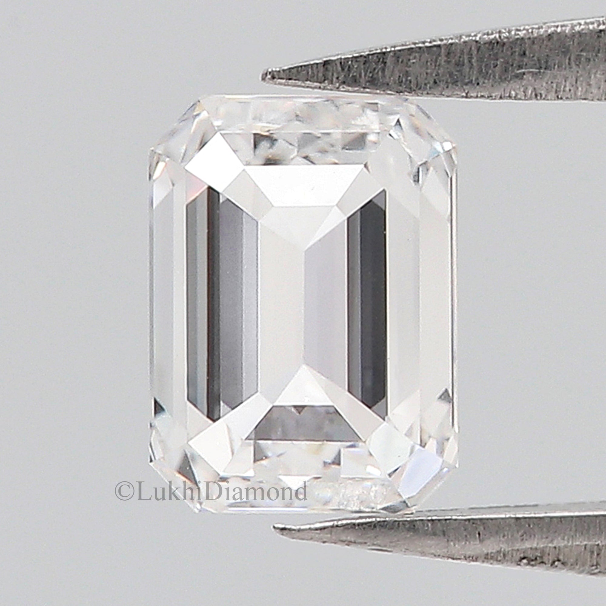 IGI Certified 1 Ct, 1.5 Ct, 2 Ct, 2.5 Ct, 3 Ct Emerald Brilliant Cut E/F Color VS Clarity Lab Grown Diamond Lab Created Loose Diamond Q106