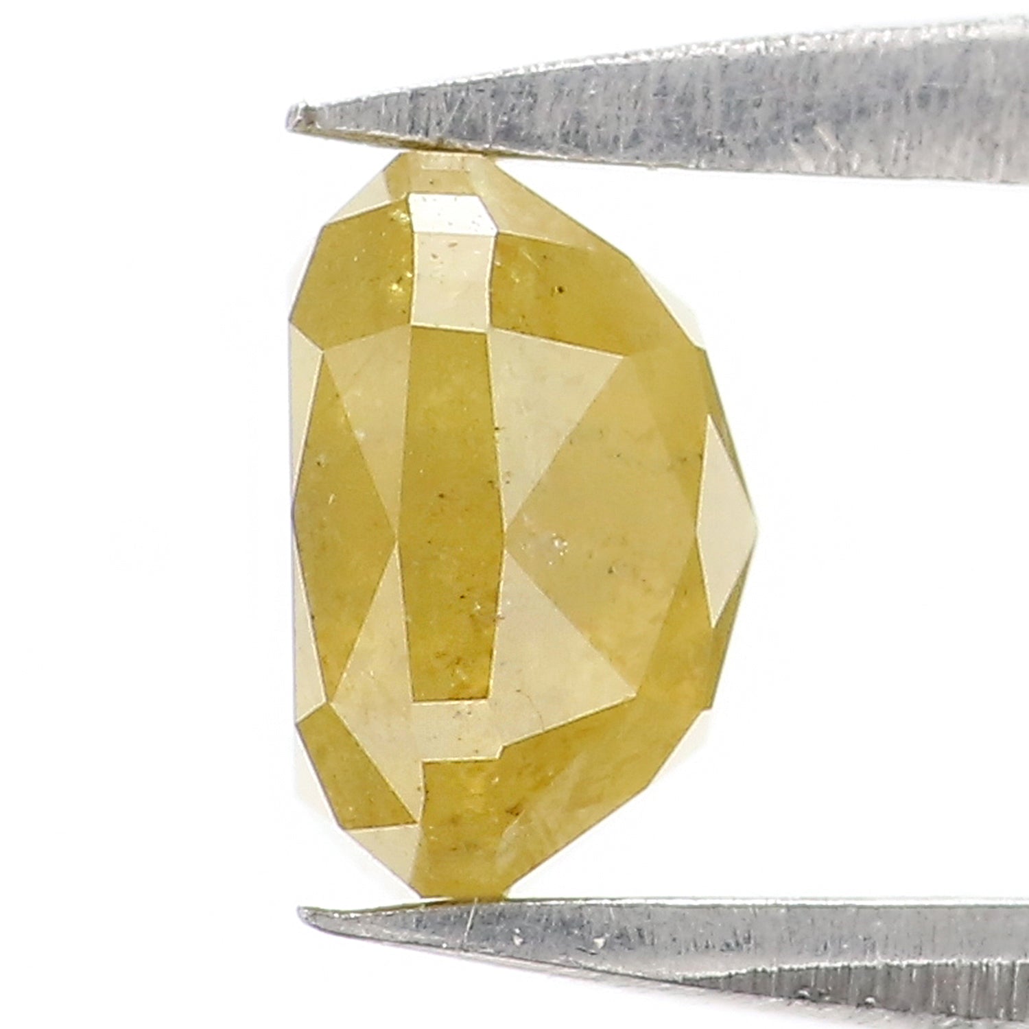 1.19 CT Natural Loose Cushion Shape Diamond Yellow Color Cushion Cut Diamond 5.80 MM Natural Yellow Diamond Cushion Rose Cut Diamond LQ9831