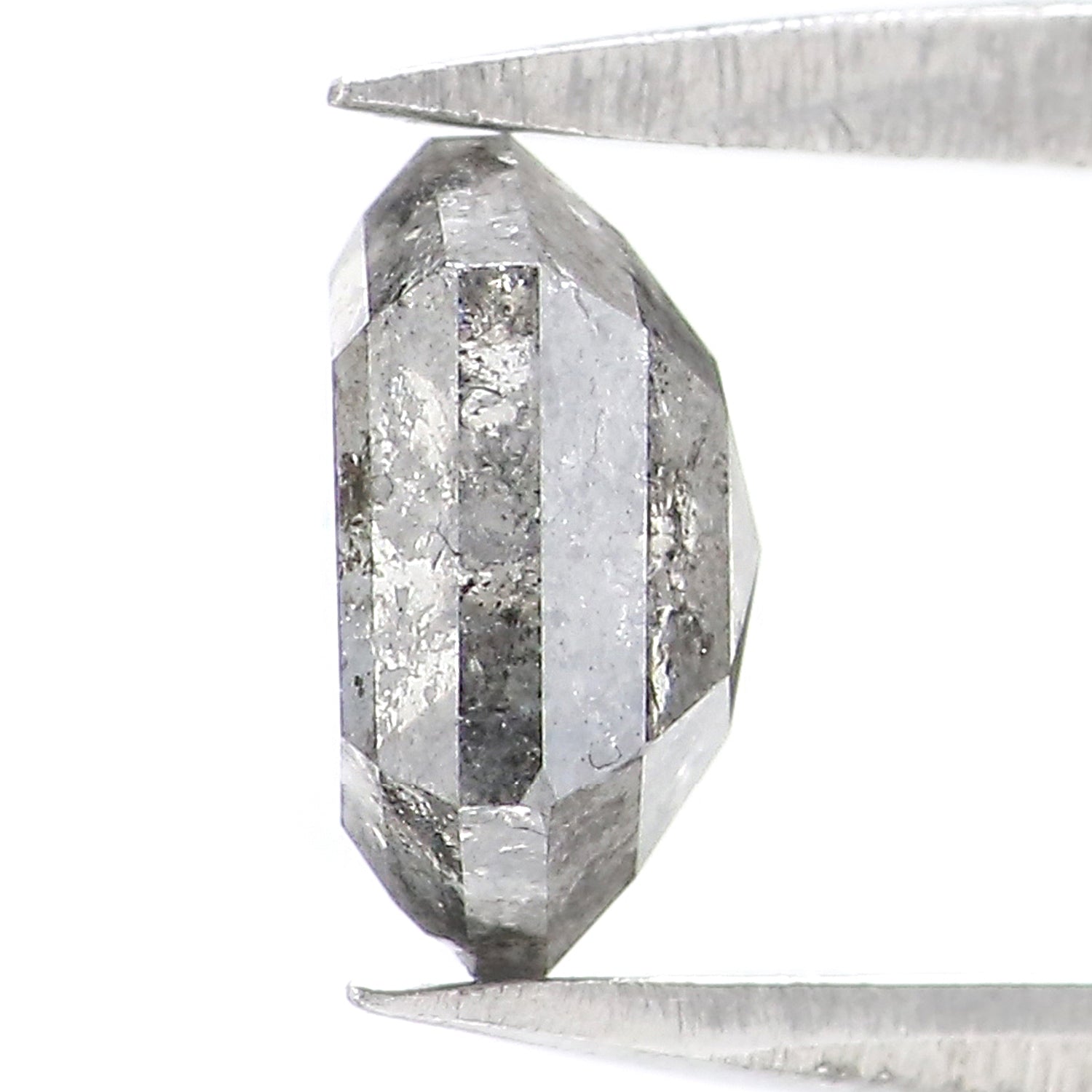 1.14 CT Natural Loose Hexagon Diamond Salt And Pepper Hexagon Diamond 6.75 MM Natural Loose Diamond Hexagon Cut Diamond Hexagon Shape LQ2984