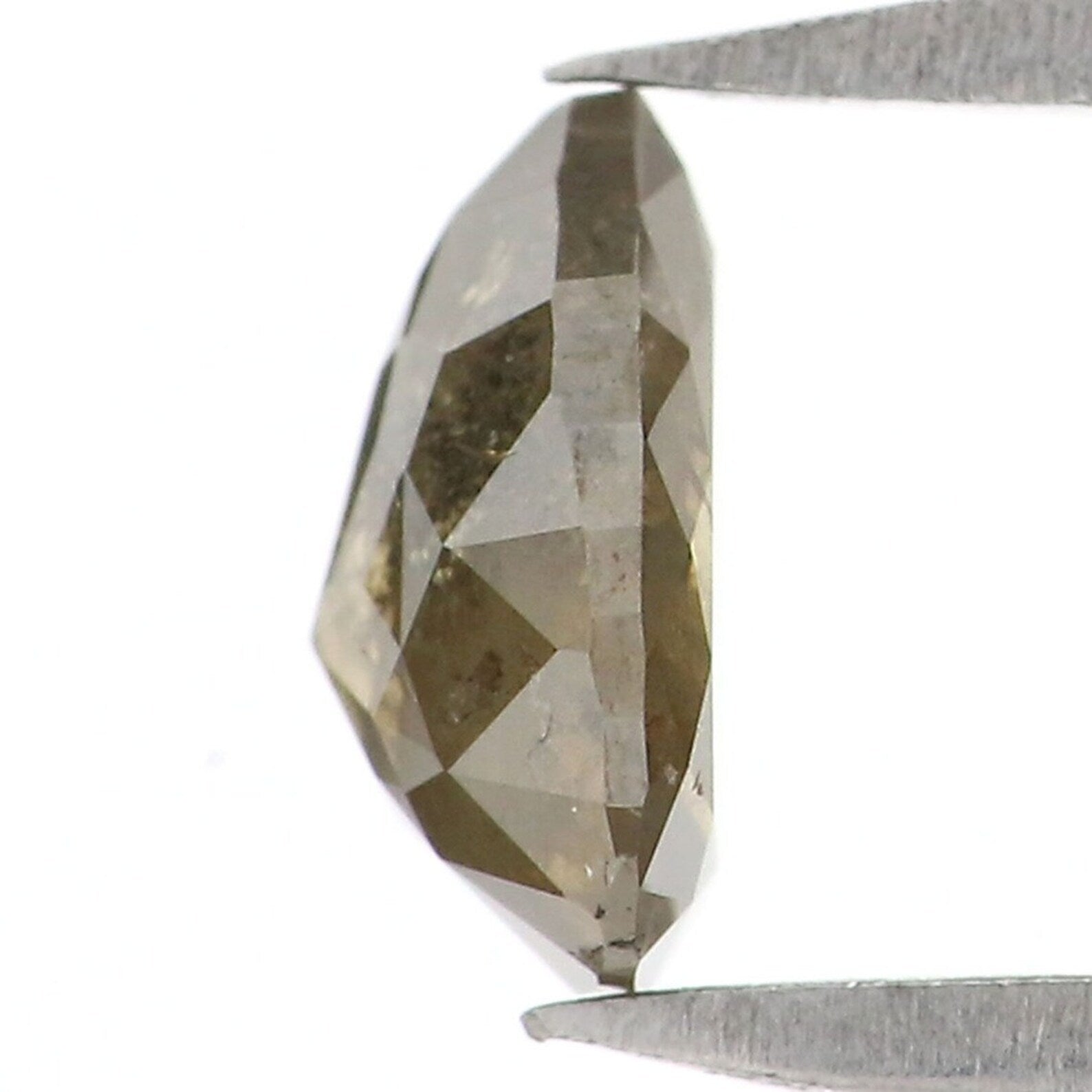 0.55 CT Natural Loose Pear Shape Diamond Yellow Green Color Pear Cut Diamond 5.90 MM Natural Loose Diamond Pear Rose Cut Diamond NQ8353