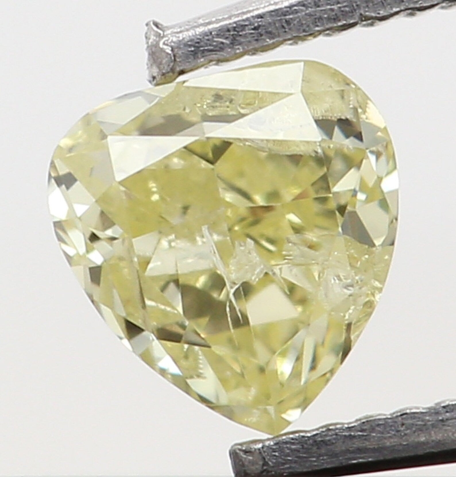 0.14 Ct Natural Loose Heart Shape Diamond Yellow Color Heart Cut Diamond 3.20 MM Natural Loose Diamond Heart Brilliant Cut Diamond N8074
