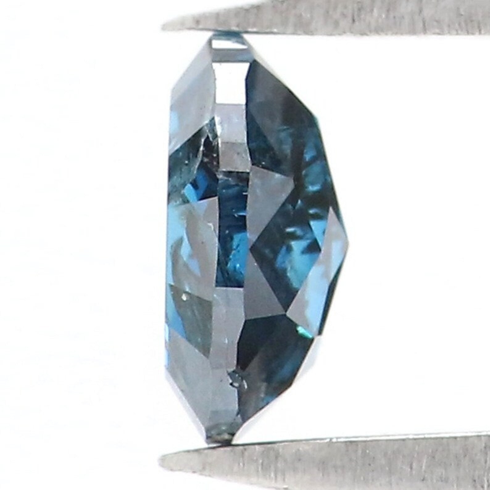 0.40 CT Natural Loose Oval Shape Diamond Blue Color Oval Cut Diamond 5.10 MM Natural Loose Diamond Blue Color Oval Rose Cut Diamond NQ9397