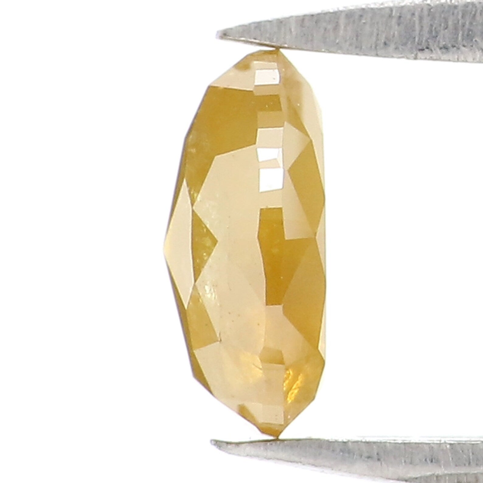 0.70 CT Natural Loose Pear Shape Diamond Yellow Color Pear Diamond Natural Loose Diamond 6.20 MM Pear Rose Cut Diamond Pear Diamond NQ2235