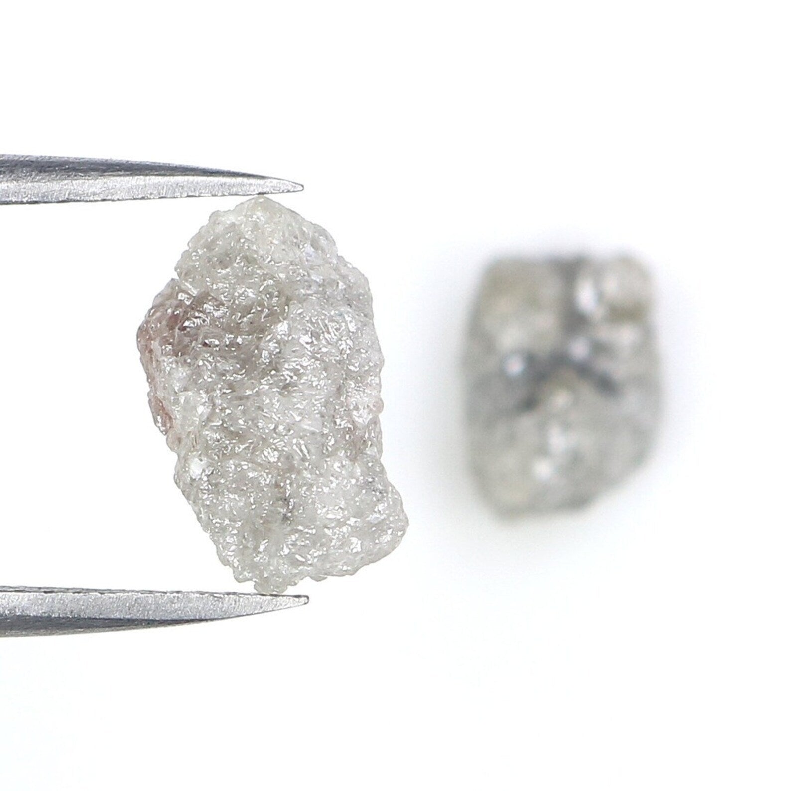 6.79 CT Natural Loose Rough Shape Diamond Grey Color Rough Diamond 11.16 MM Natural Loose Diamond Grey Color Rough Shape Diamond NQ2440