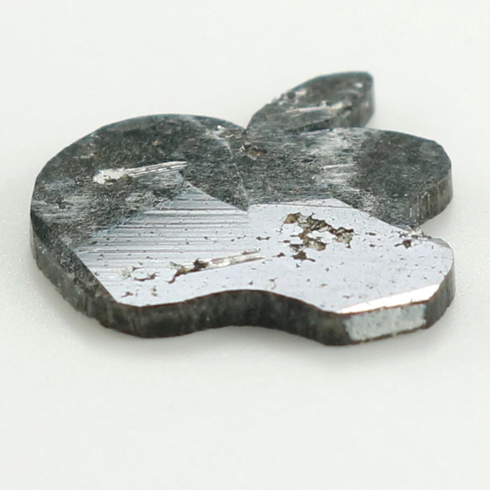 1.07 Ct Natural Loose Diamond, Apple Shape Diamond, Black Diamond, Rose Cut Diamond, Antique Diamond, Real Diamond KDN1188