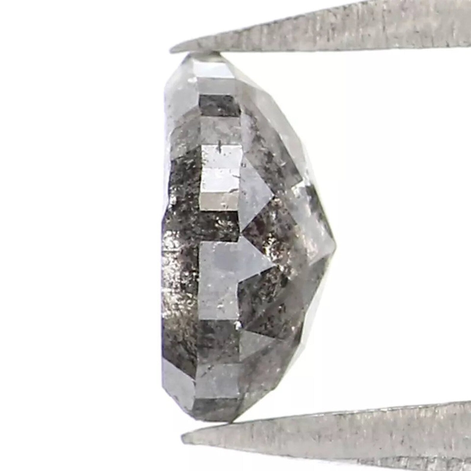 0.47 CT Natural Loose Marquise Cut Diamond Salt And Pepper Diamond 5.45 MM Natural Loose Diamond Black Grey Marquise Rose Cut Diamond NQ9981