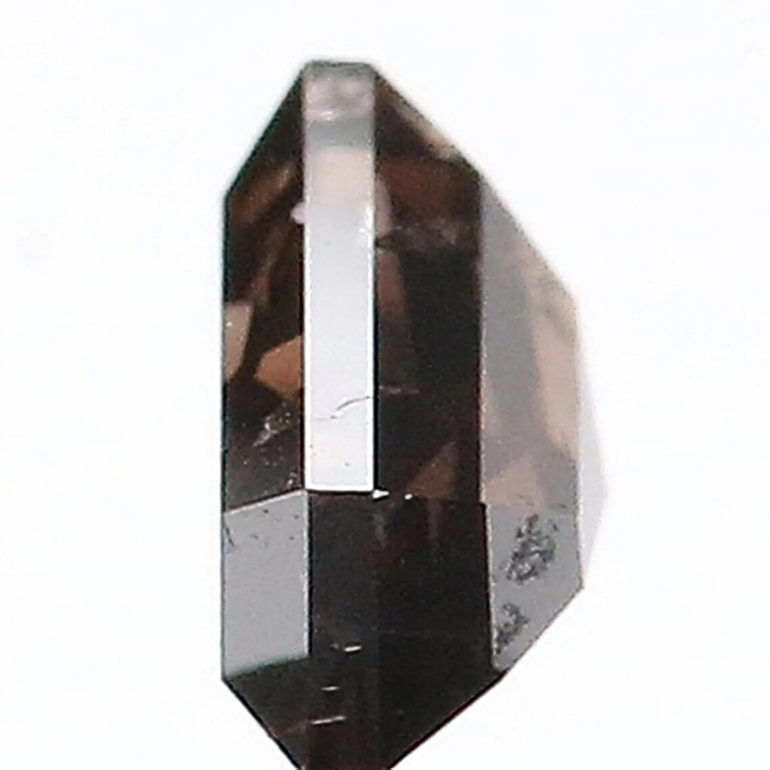 0.51 CT Natural Loose Shield Shape Diamond Brown Color Shield Cut Diamond 4.55 MM Natural Diamond Brown Color Shield Rose Cut Diamond NQ470