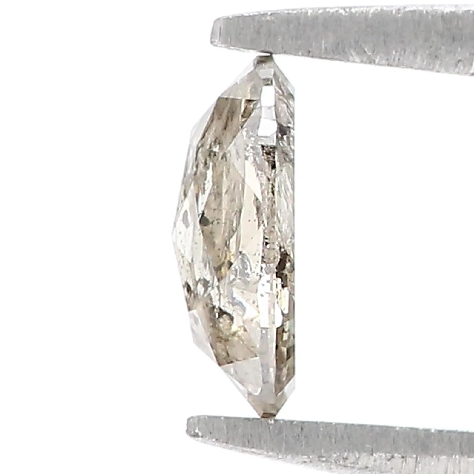 0.68 CT Natural Loose Oval Shape Diamond Salt And Pepper Oval Cut Diamond 6.85 MM Natural Loose Diamond Black Grey Oval Shape Diamond QN978