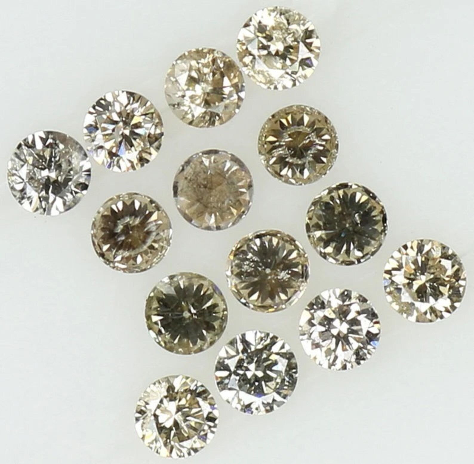 0.37 Ct Natural Loose Round Shape Diamond Brown Color Round Diamond 1.80 MM Natural Diamond Brown Color Round Brilliant Cut Diamond NQ7703