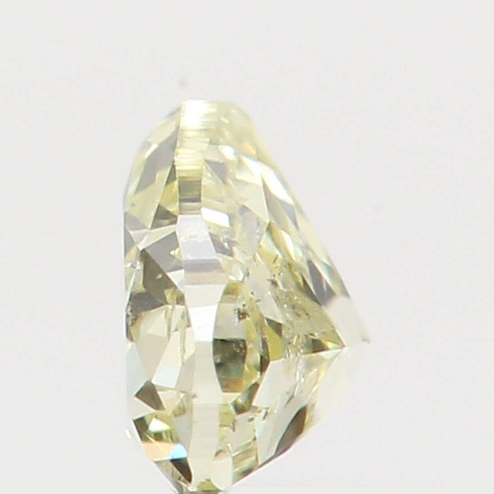 0.14 Ct Natural Loose Diamond Heart Yellow Color I2 Clarity 3.40 MM KDN7386