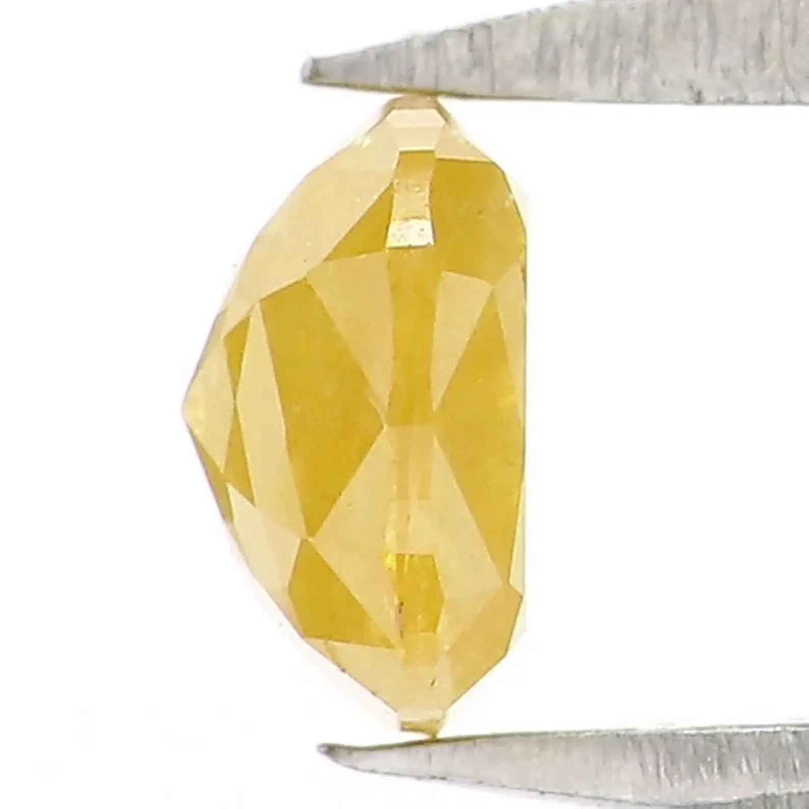 0.62 CT Natural Loose Cushion Diamond Yellow Color Cushion Cut Diamond 5.10 MM Natural Loose Yellow Color Cushion Rose Cut Diamond NQ2379