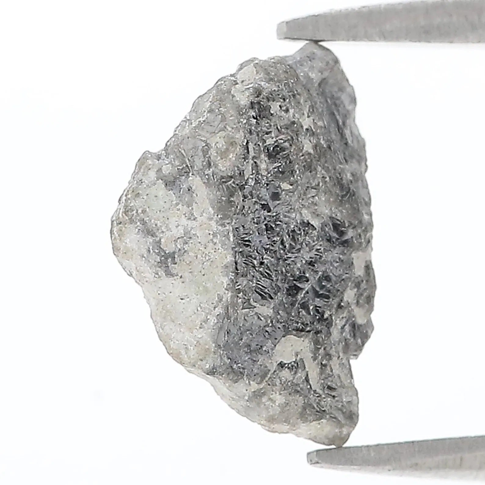 3.11 CT Natural Loose Rough Shape Diamond Grey Color Rough Uncut Diamond 11.25 MM Natural Grey Color Rough Irregular Cut Diamond NQ2588