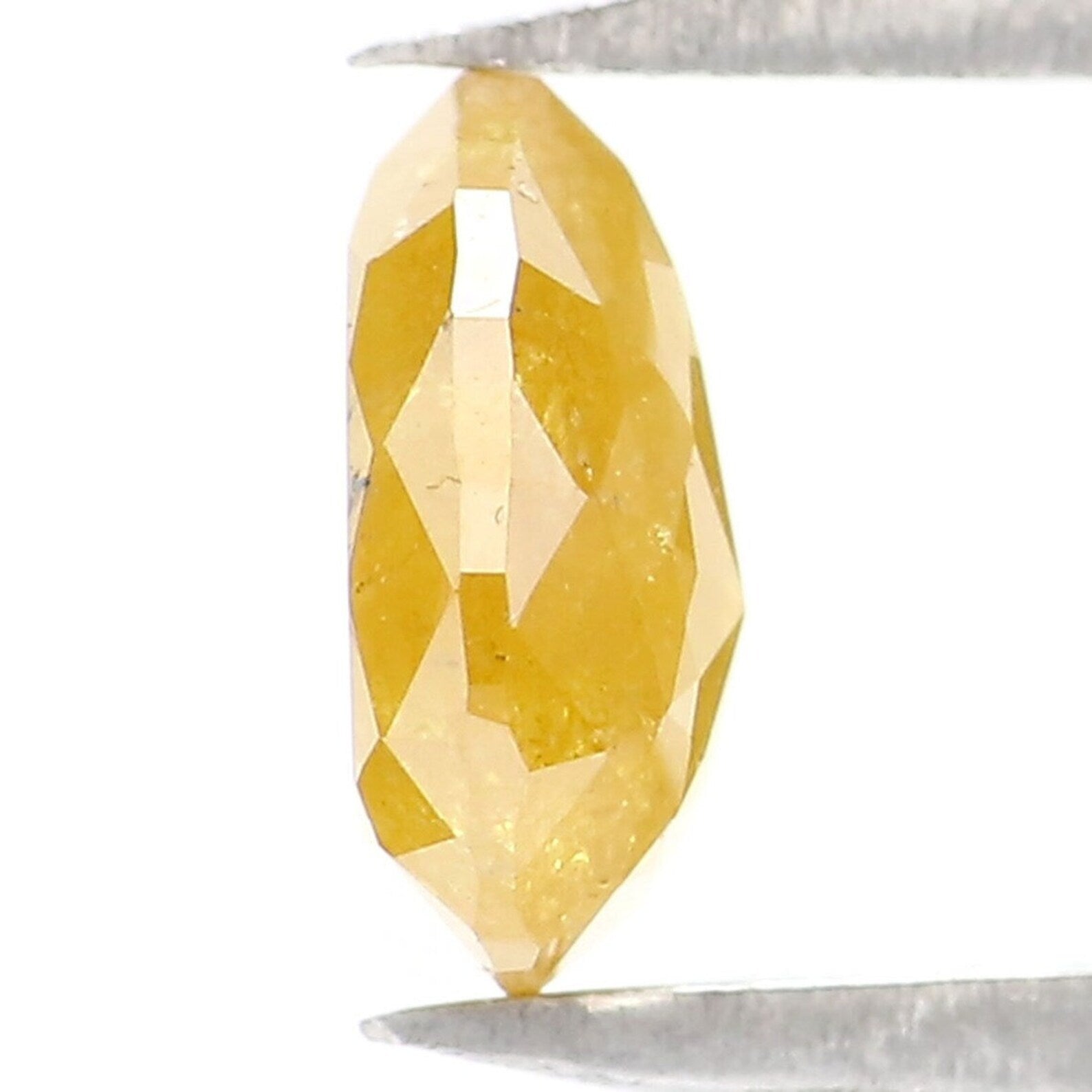 0.79 CT Natural Loose Pear Shape Diamond Yellow Color Pear Cut Diamond 6.45 MM Natural Loose Diamond Pear Shape Rose Cut Diamond NQ1966