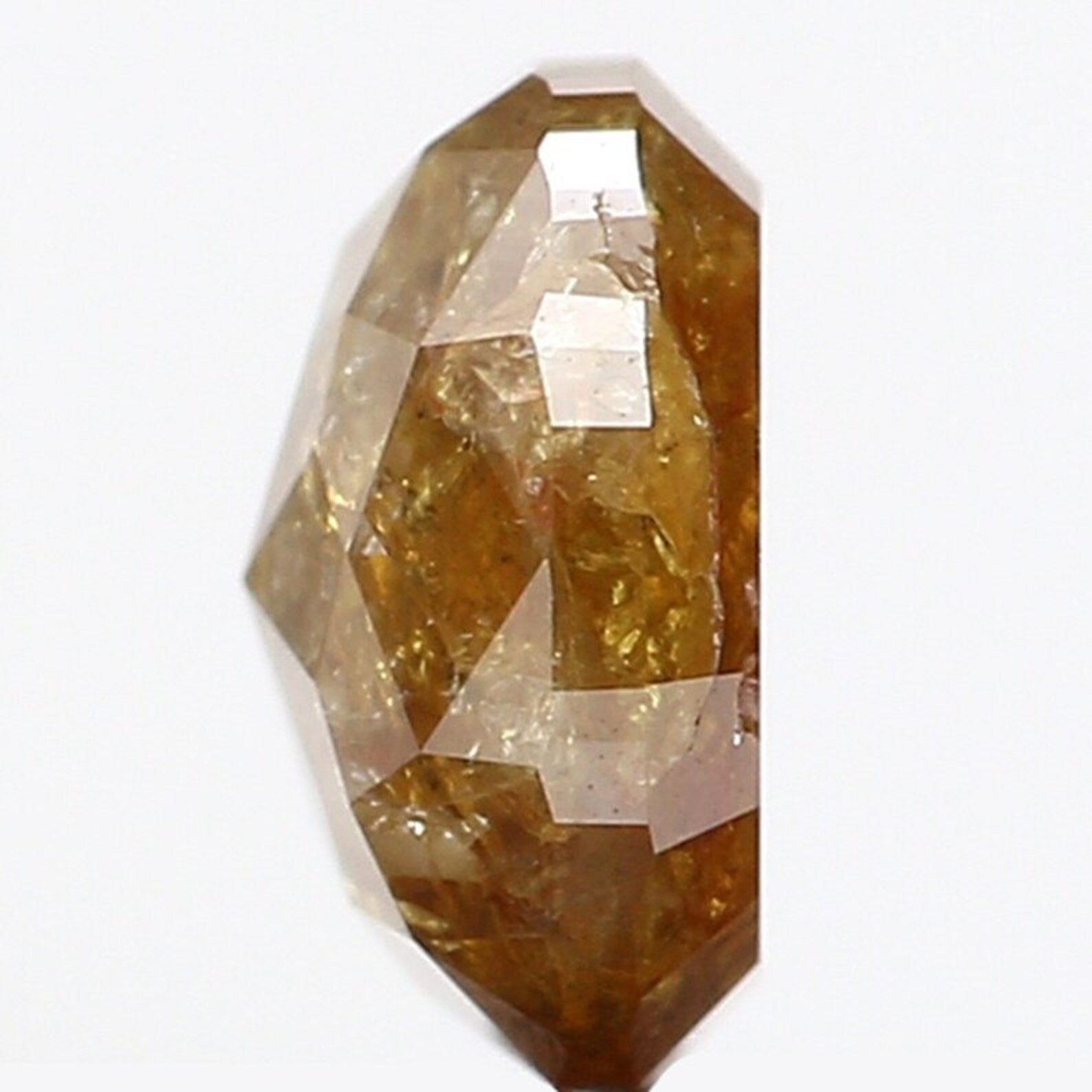 1.08 CT Natural Loose Cushion Shape Diamond Brown Color Cushion Cut Diamond 6.25 MM Natural Loose Diamond Cushion Rose Cut Diamond NQ994