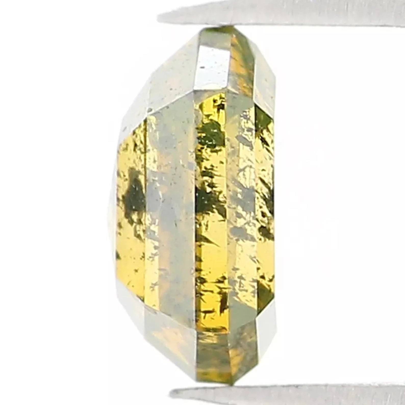 0.42 Ct Natural Loose Hexagon Shape Diamond Green Color Hexagon Cut Diamond 4.90 MM Natural Loose Diamond Hexagon Rose Cut Diamond NQ1487