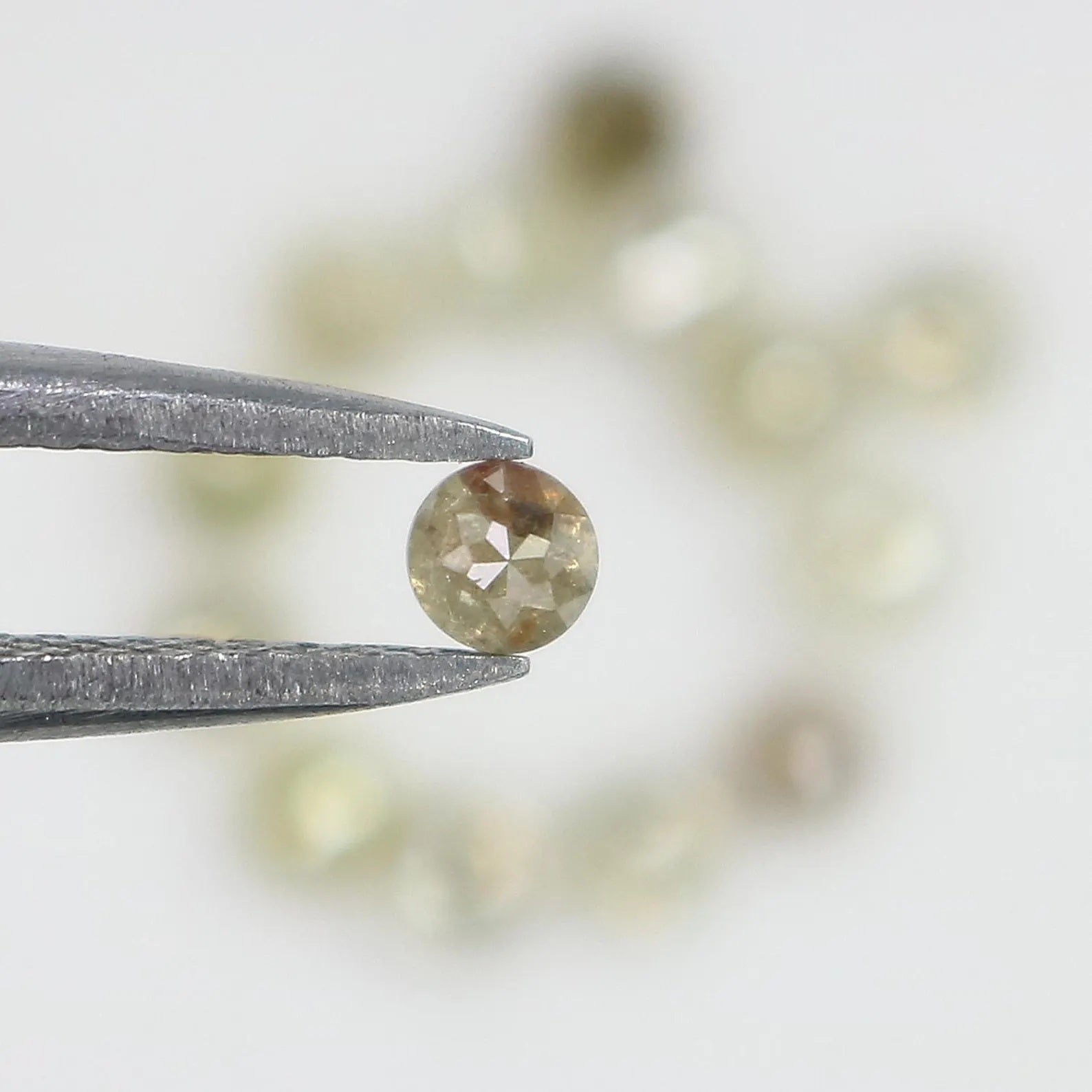 1.44 Ct Natural Loose Round Shape Diamond Yellow Color Round Diamond 2.50 MM Natural Diamond Yellow Color Round Rose Cut Diamond NQ1681