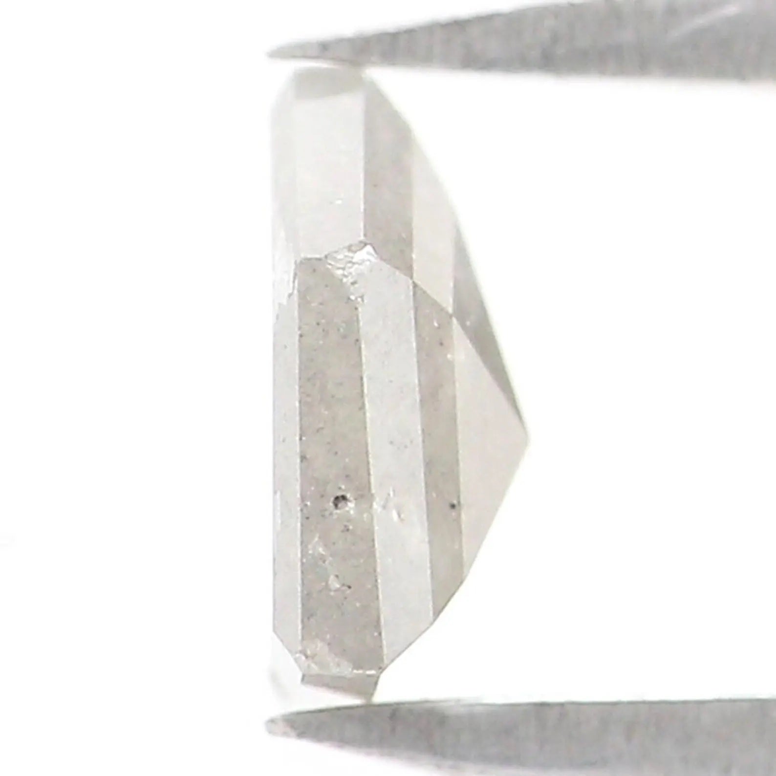 0.60 CT Natural Loose Shield Shape Diamond Grey Color Shield Cut Diamond 5.70 MM Natural Loose Grey Color Shield Rose Cut Diamond NQ8425