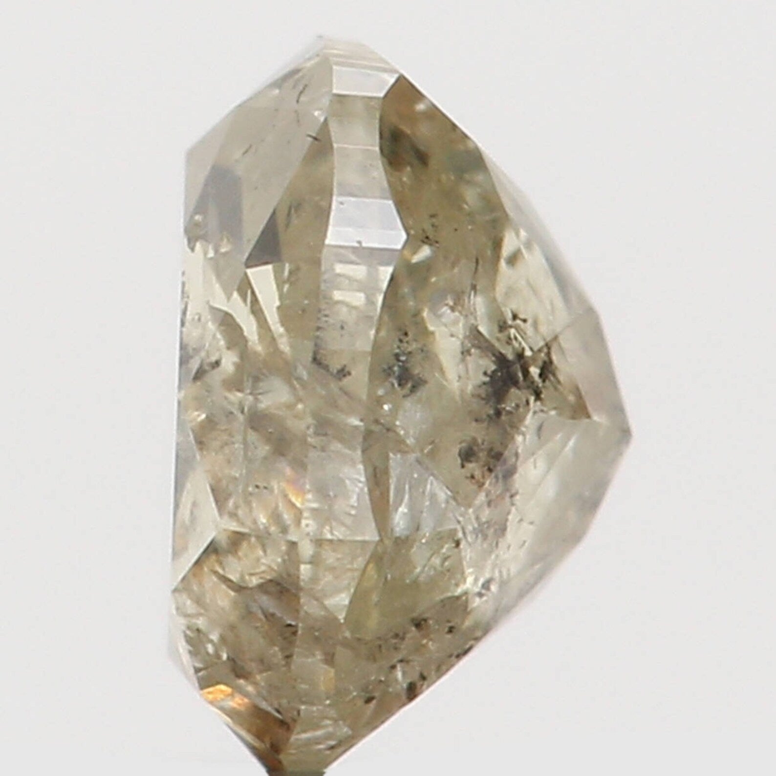 0.27 Ct Natural Loose Oval Shape Diamond Light Green Color Oval Cut Diamond 4.15 MM Natural Loose Diamond Oval Shape Rose Cut Diamond N8016