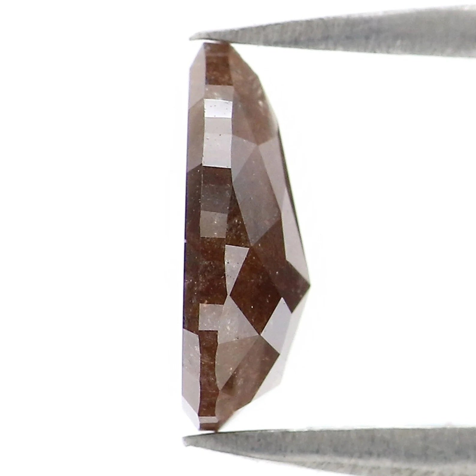 1.27 CT Natural Loose Pear Shape Diamond Brown Color Pear Cut Diamond 8.85 MM Natural Loose Diamond Brown Pear Rose Cut Diamond NQ480