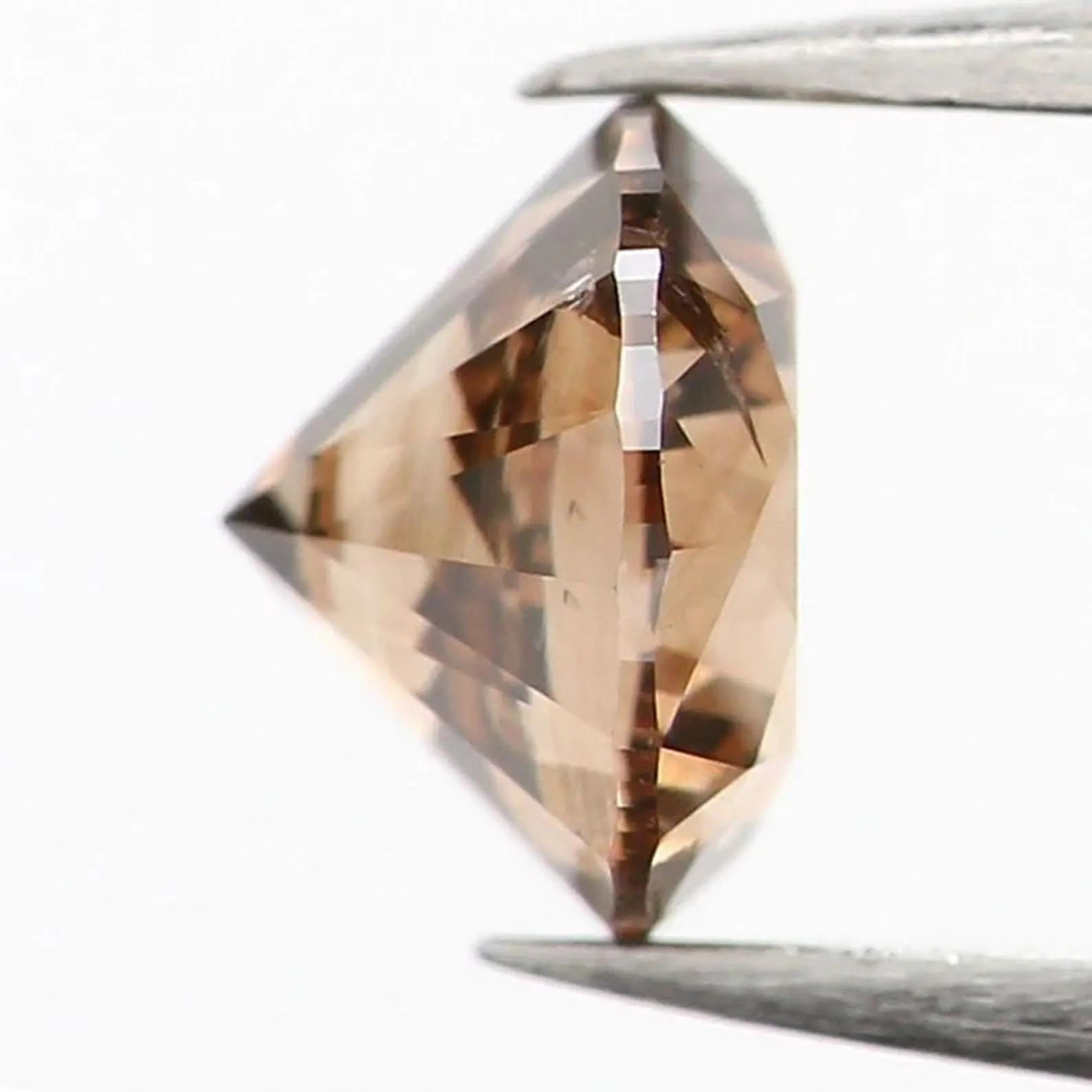 0.33 CT Natural Loose Round Shape Diamond Brown Color Round Cut Diamond 4.25 MM Natural Loose Brown Color Round Brilliant Cut Diamond NQ1217