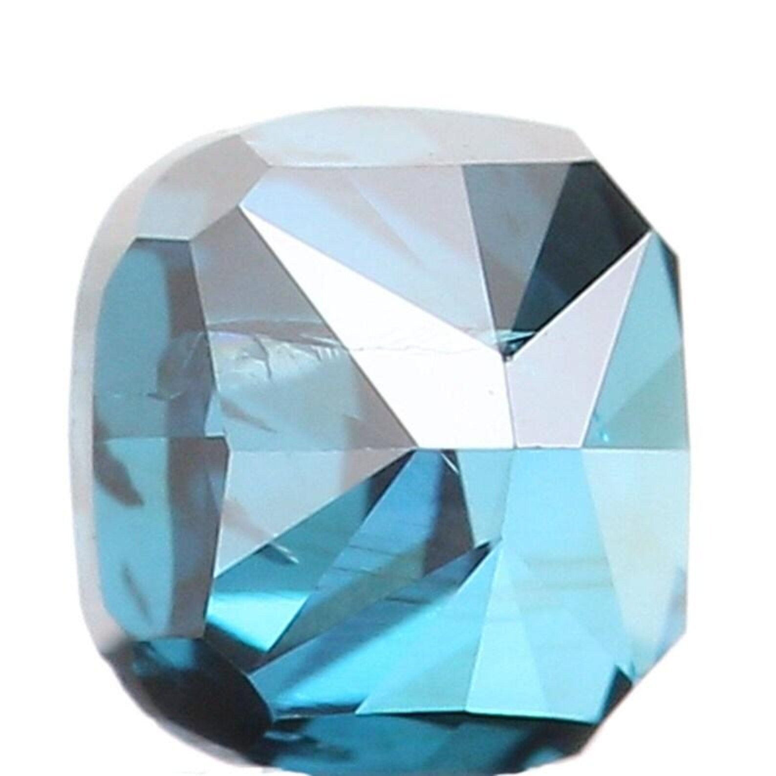 0.16 CT Natural Loose Cushion Shape Diamond Blue Color Cushion Cut Diamond 2.90 MM Natural Blue Color Cushion Brilliant Cut Diamond NQB7629