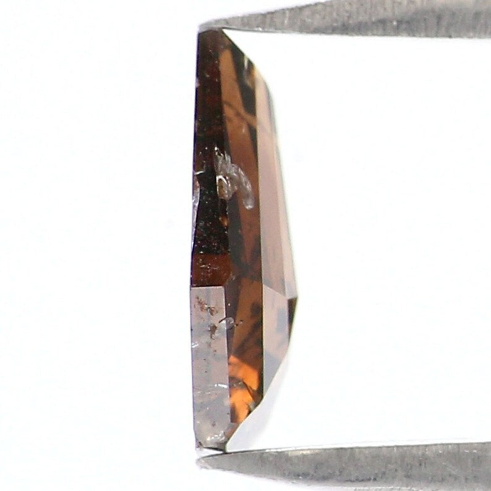 0.57 CT Natural Loose Coffin Shape Diamond Brown Color Coffin Cut Diamond 7.20 MM Natural Diamond Brown Color Coffin Rose Cut Diamond NQ8766