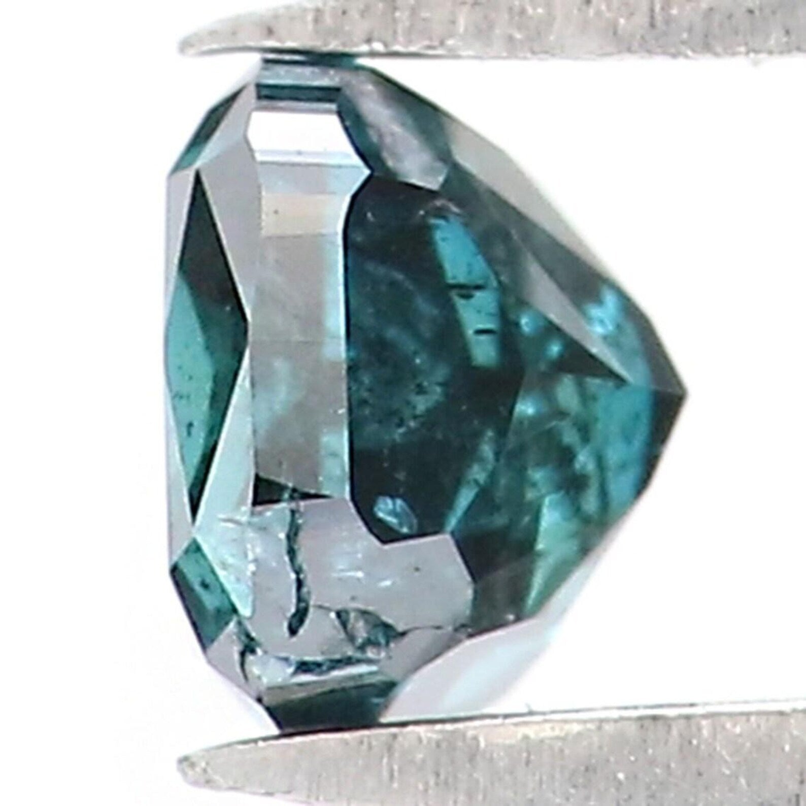 0.30 CT Natural Loose Cushion Shape Diamond Blue Color Cushion Cut Diamond 3.55 MM Natural Blue Color Cushion Brilliant Cut Diamond NQ8693