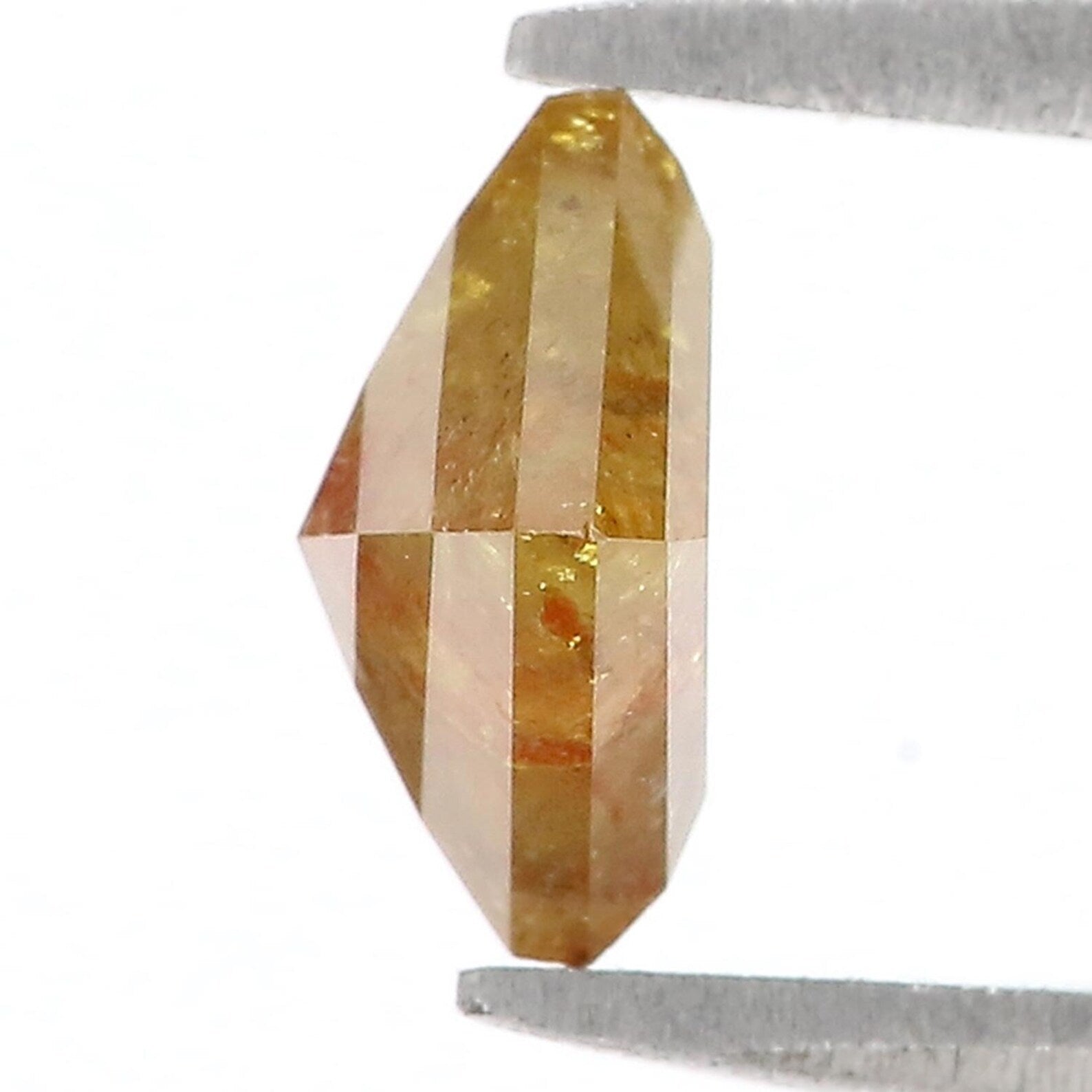 1.09 CT Natural Loose Kite Shape Diamond Yellow Color Kite Diamond 7.70 MM Natural Loose Diamond Yellow Color Kite Rose Cut Diamond QN768