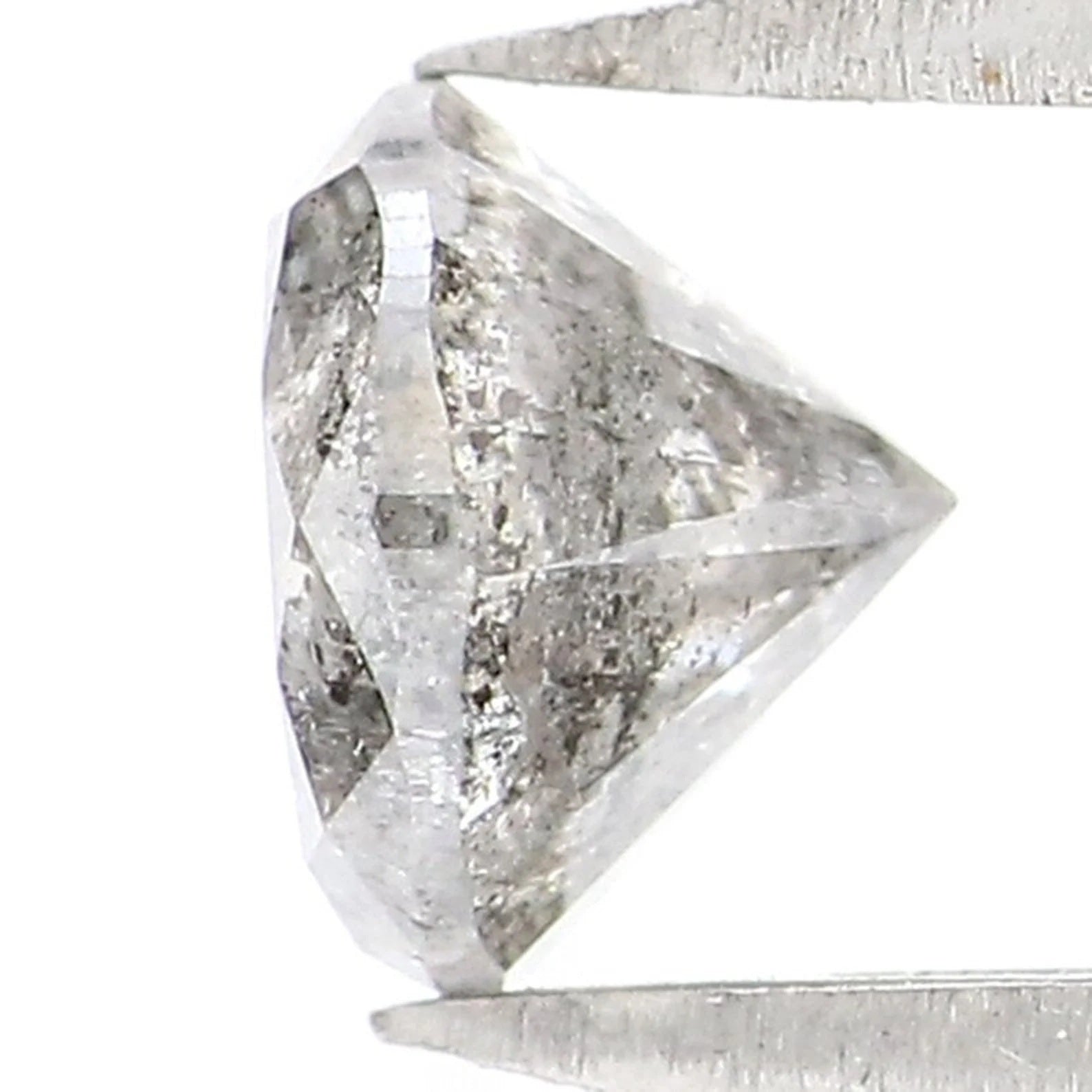 0.74 CT Natural Loose Round Shape Diamond Salt And Pepper Round Diamond 5.40 MM Natural Black Grey Color Round Brilliant Cut Diamond NQ9636