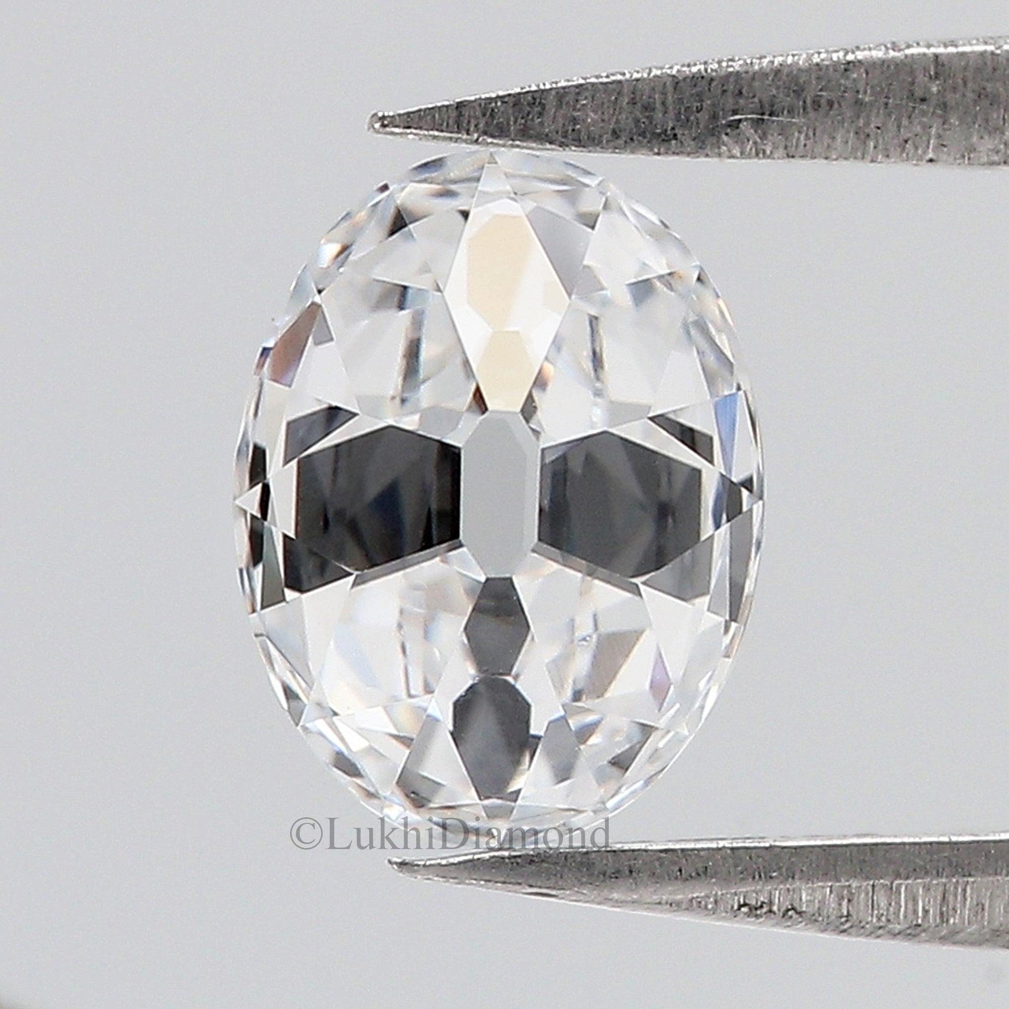 1 CT Oval Old European Cut Lab Grown Diamond Lab Created Oval Loose Diamond Oval CVD Diamond Lab Made Oval Cut for Engagement Ring Q160