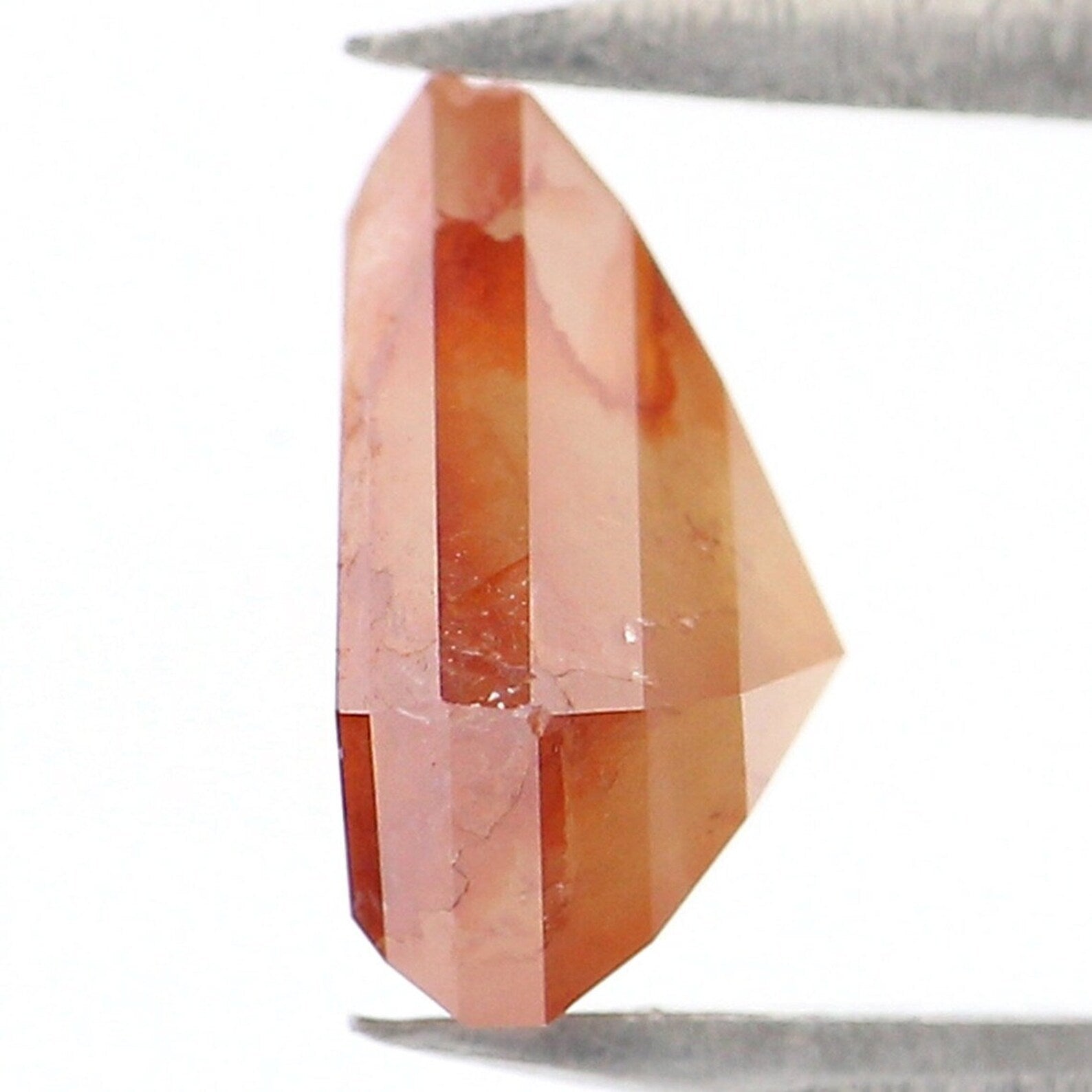 1.32 CT Natural Loose Shield Shape Diamond Grey Brown Color Shield Diamond 7.20 MM Natural Loose Diamond Shield Shape Rose Cut Diamond NQ230