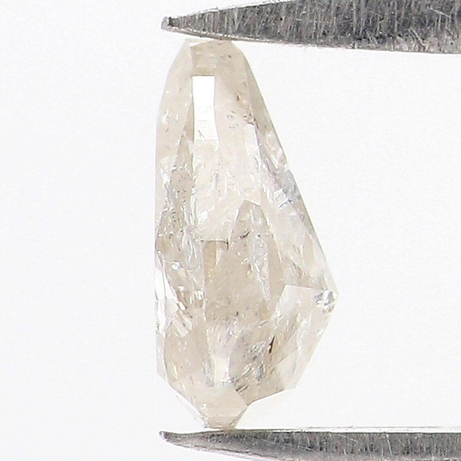 0.66 CT Natural Loose Pear Shape Diamond Yellow Color Pear Cut Diamond 6.60 MM Natural Grey Color Diamond Pear Brilliant Cut Diamond NQ7419