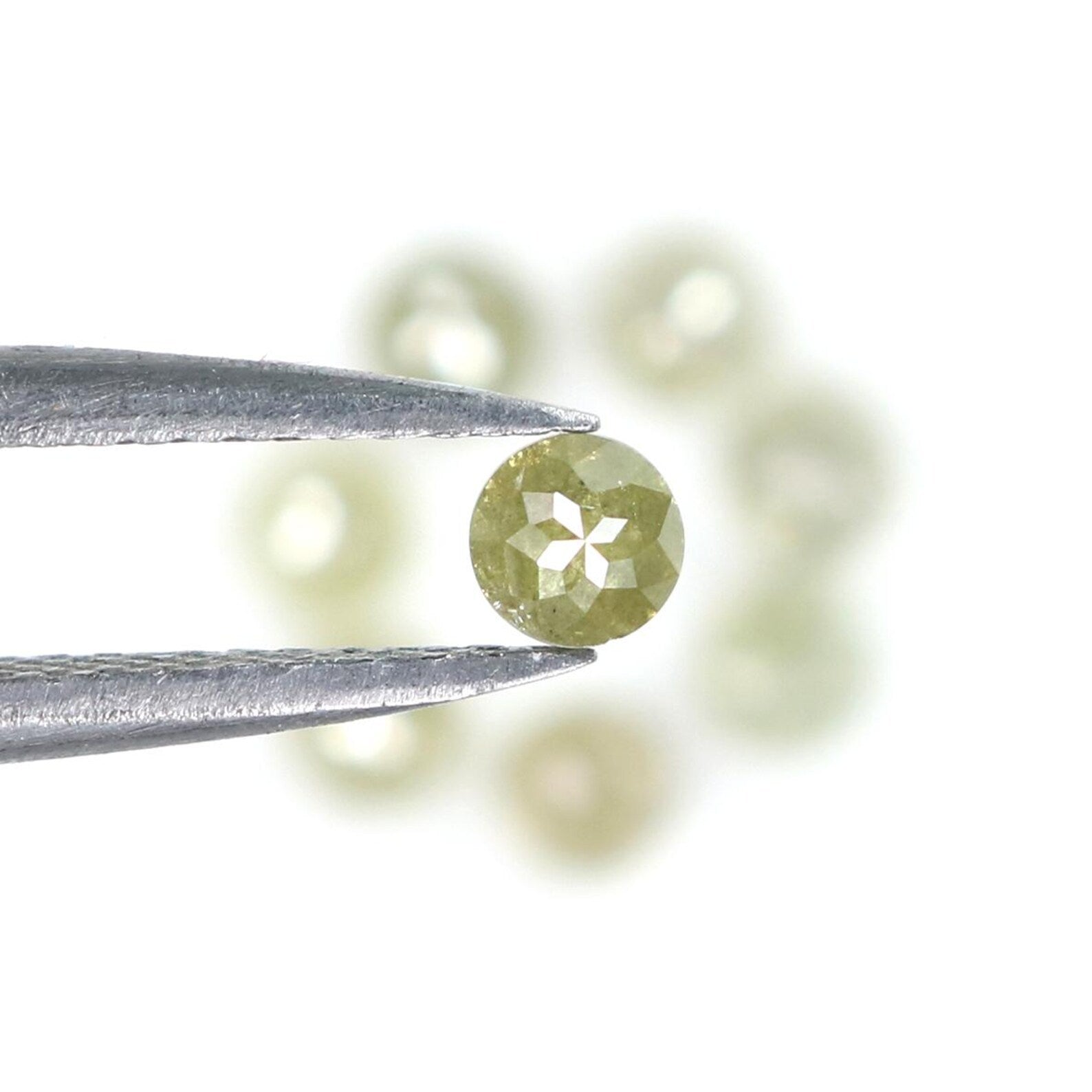 1.58 CT Natural Loose Round Shape Diamond Grey Color Round Diamond 3.20 MM Natural Loose Diamond Grey Color Round Rose Cut Diamond NQ7774