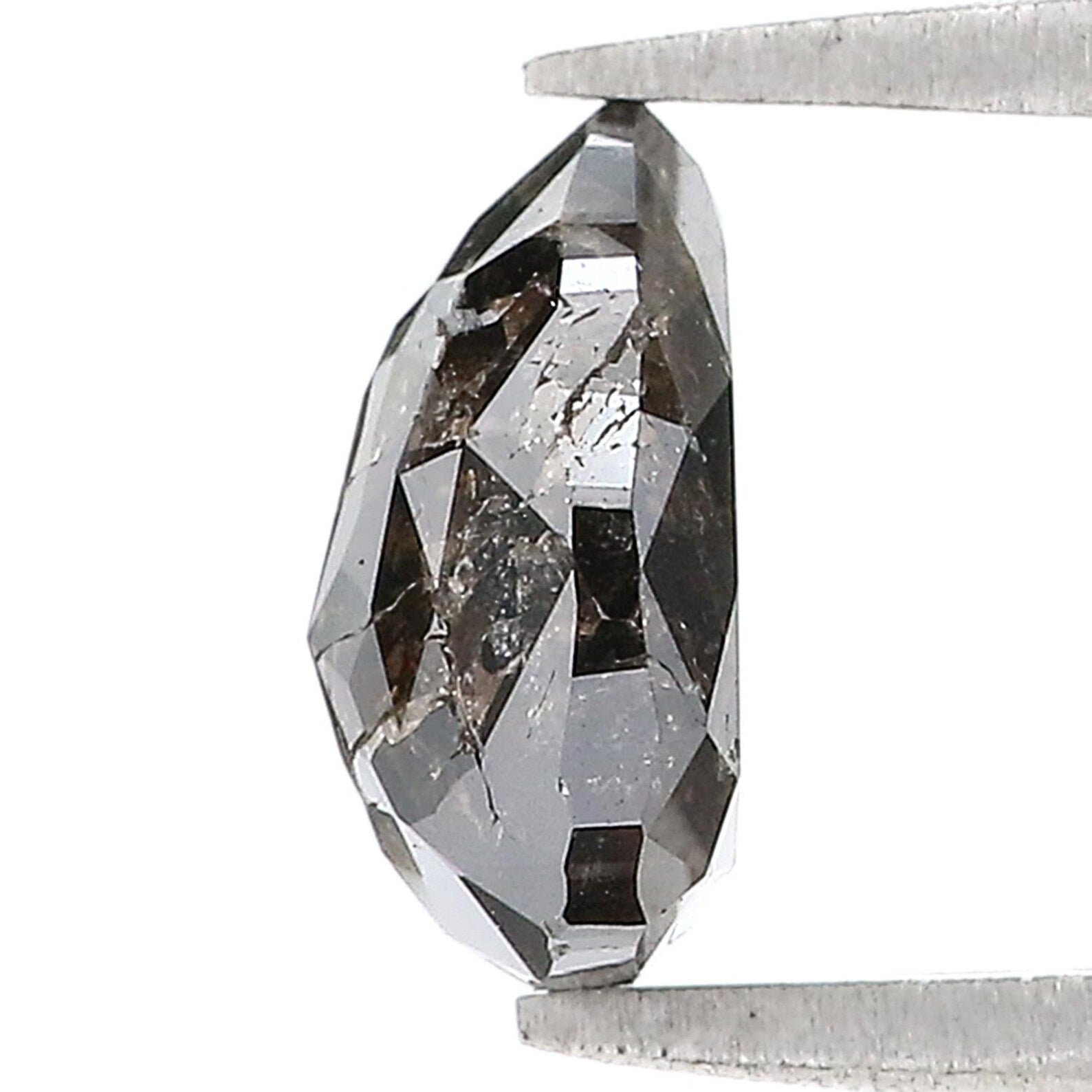 2.69 CT Natural Loose Pear Shape Diamond Black Color Pear Cut Diamond 9.60 MM Natural Loose Black Color Pear Brilliant Cut Diamond NQ6513