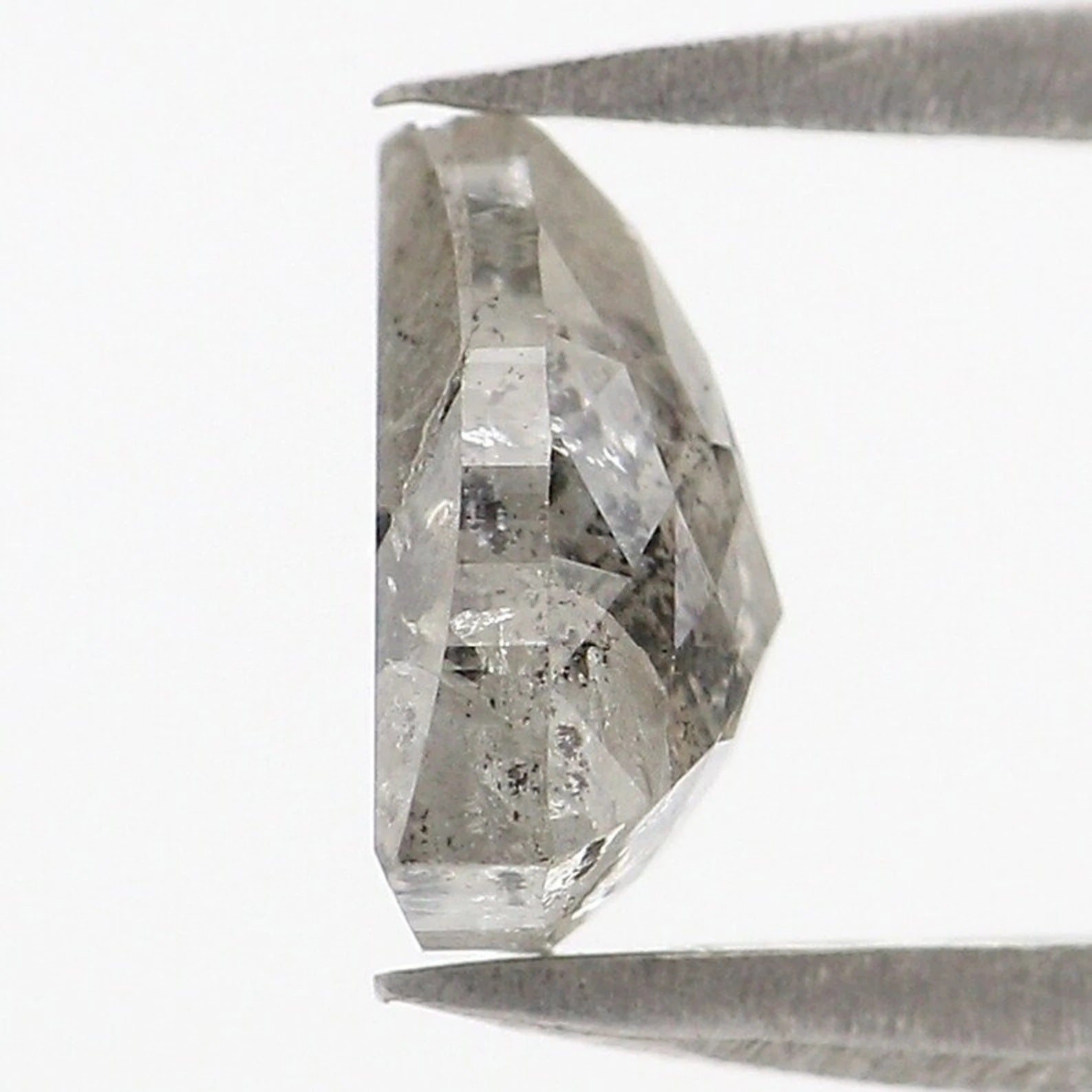 1.35 CT Natural Loose Triangle Shape Diamond Salt And Pepper Triangle Cut Diamond 7.10 MM Natural Loose Diamond Triangle Cut Diamond QN8925