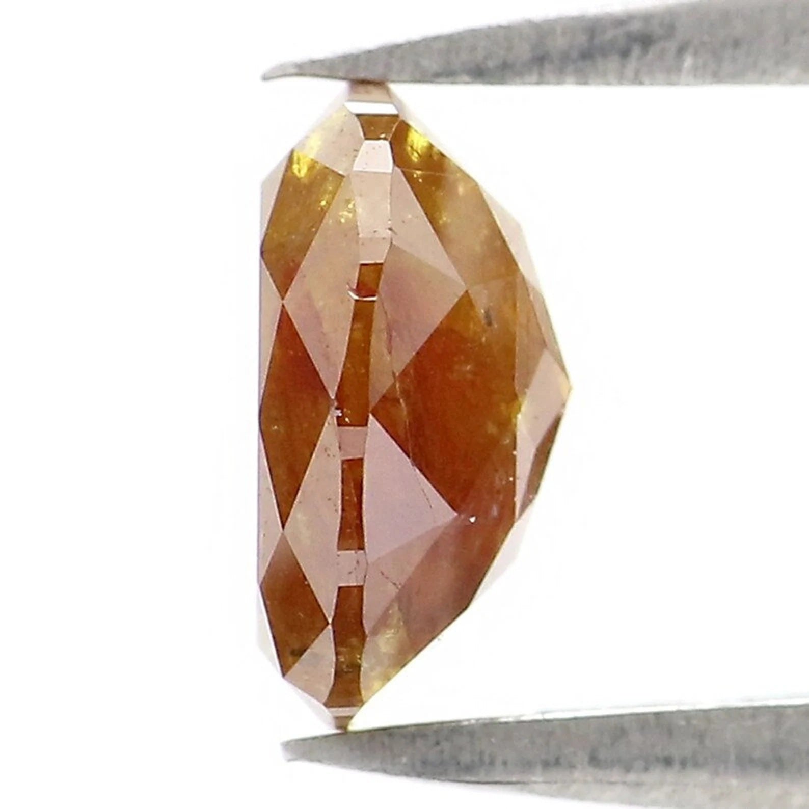 1.31 CT Natural Loose Oval Shape Diamond Brown Color Oval Cut Diamond 7.20 MM Natural Loose Diamond Brown Oval Shape Rose Cut Diamond NQ379