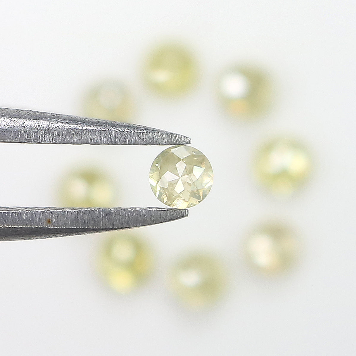 1.00 CT Natural Loose Round Diamond Yellow Color Diamond Natural Loose Diamond 2.70 MM Round Rose Cut Diamond Round Shape Diamond LQ9393