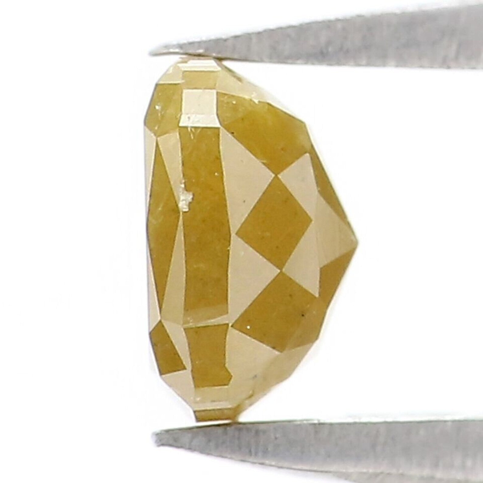 0.71 CT Natural Loose Cushion Shape Diamond Yellow Color Cushion Cut Diamond 5.05 MM Natural Loose Diamond Cushion Rose Cut Diamond NQ8064