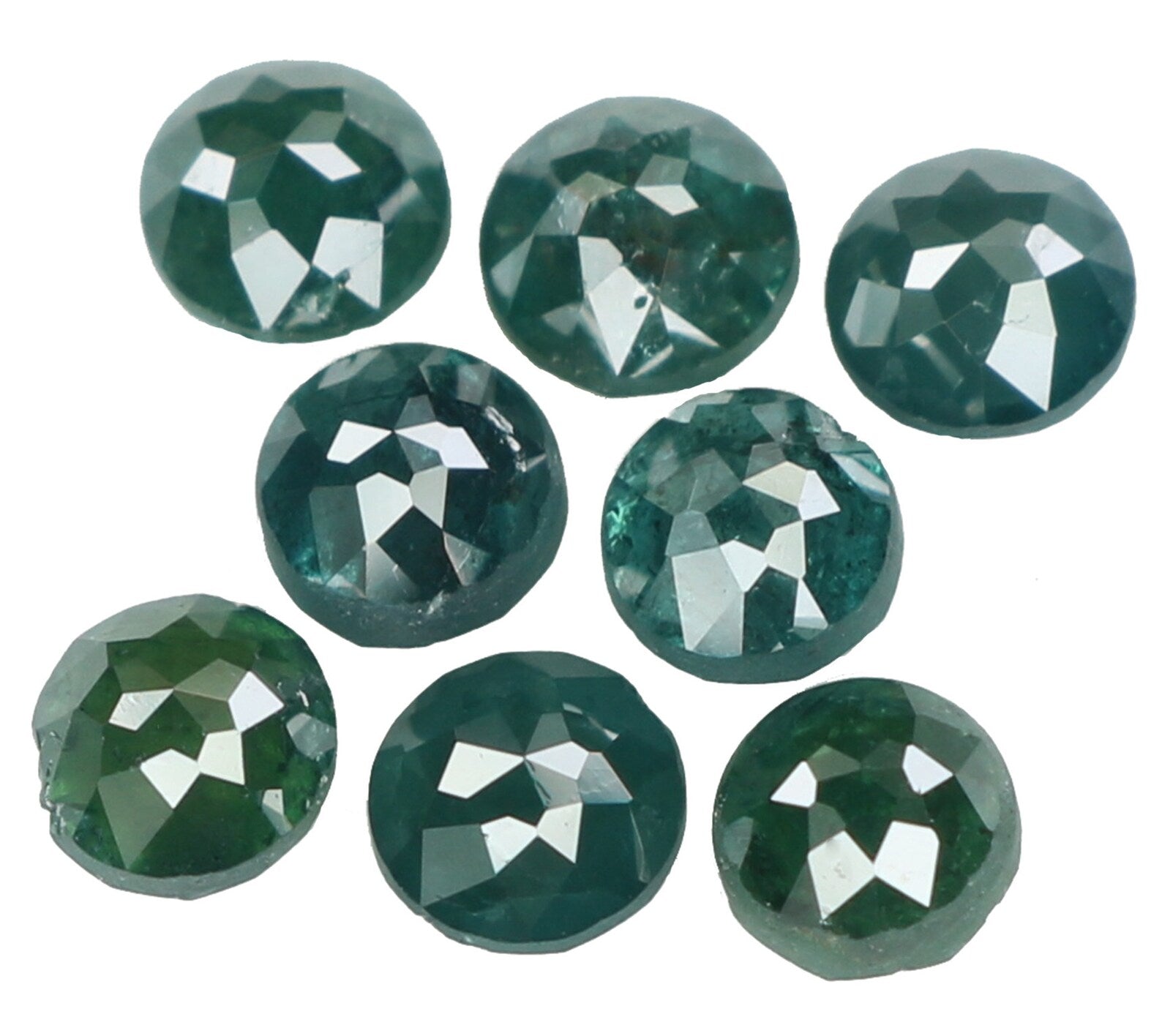 1.45 Ct Natural Loose Round Rose Cut Diamond Blue Color Round Shape Diamond 3.10 MM Natural Loose Blue Color Round Rose Cut Diamond N7006