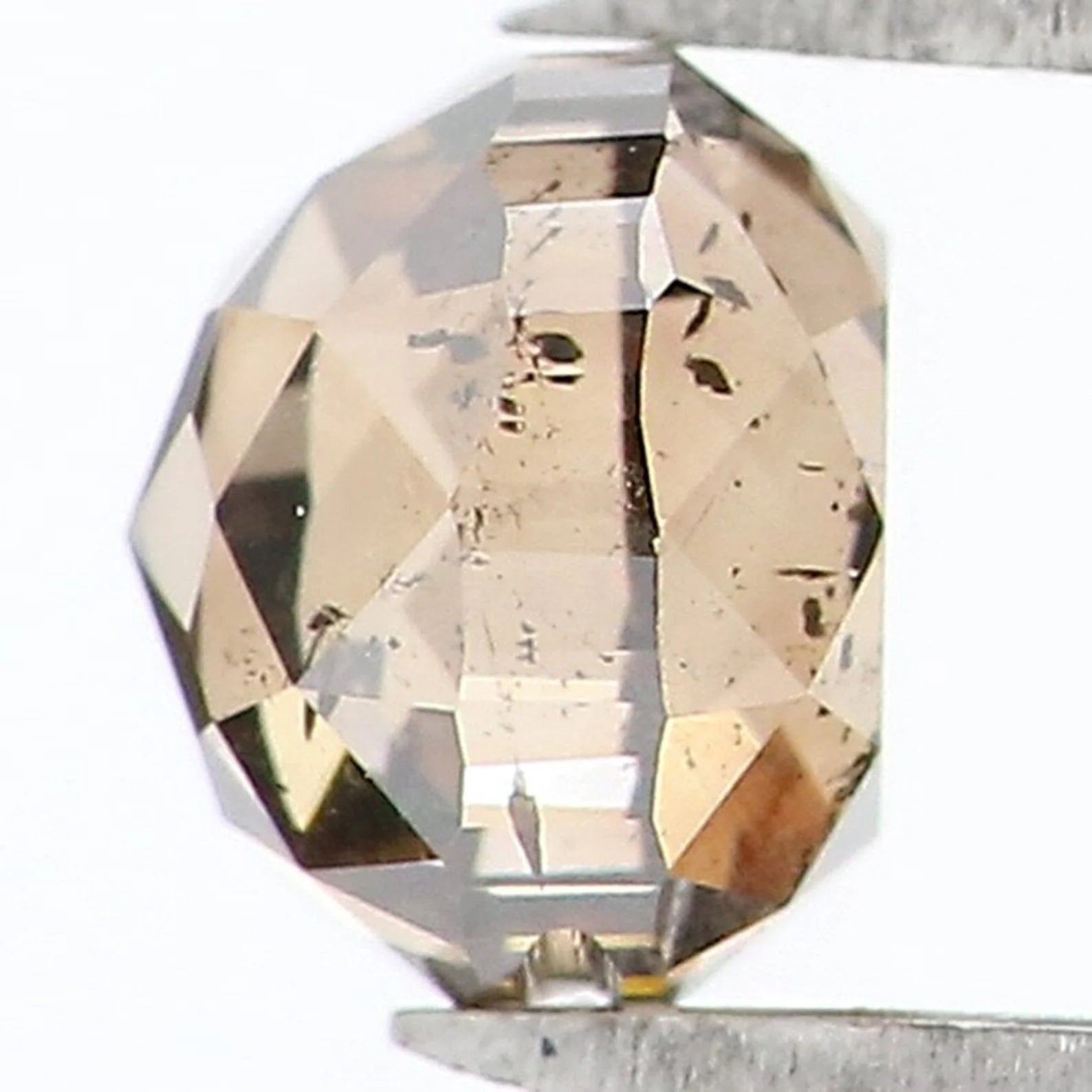 0.47 CT Natural Loose Cushion Shape Diamond Brown Color Cushion Cut Diamond 4.05 MM Natural Loose Diamond Cushion Rose Cut Diamond NQ1648