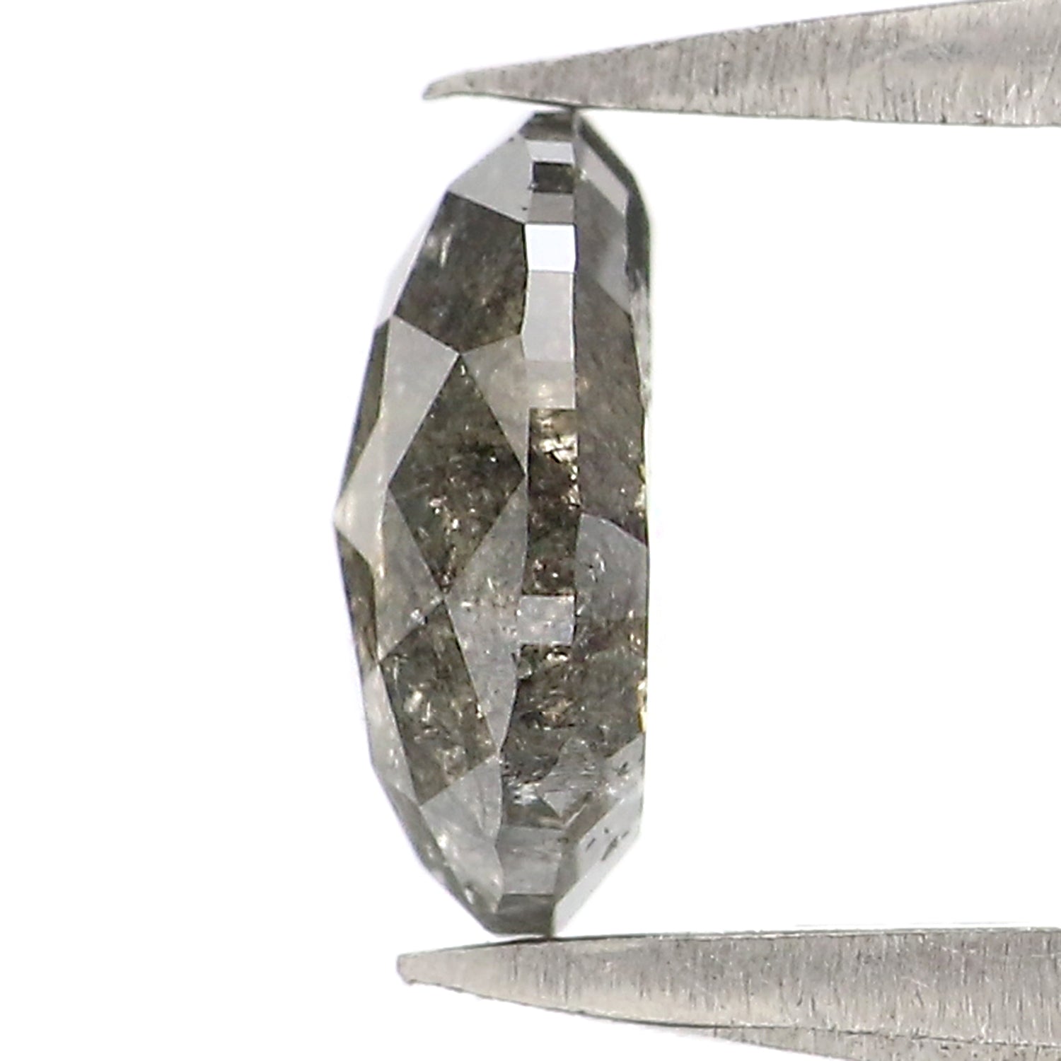 0.68 Ct Natural Loose Oval Shape Diamond Salt And Pepper Oval Cut Diamond 6.50 MM Natural Loose Diamond Oval Shape Rose Cut Diamond LQ2949