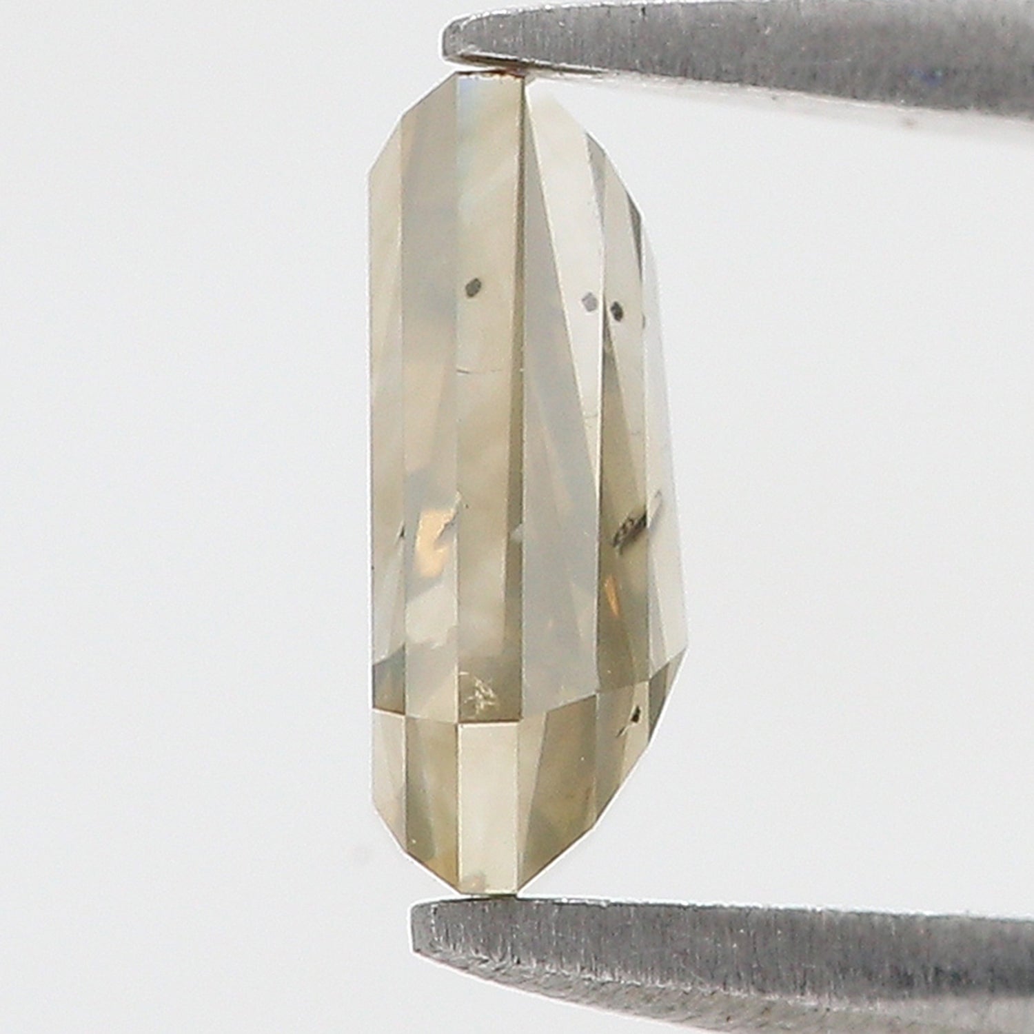 1.43 CT Natural Loose Coffin Diamond Grey Yellow Color Coffin Diamond 8.35 MM Natural Loose Diamond Grey Color Coffin Shape Diamond QL387