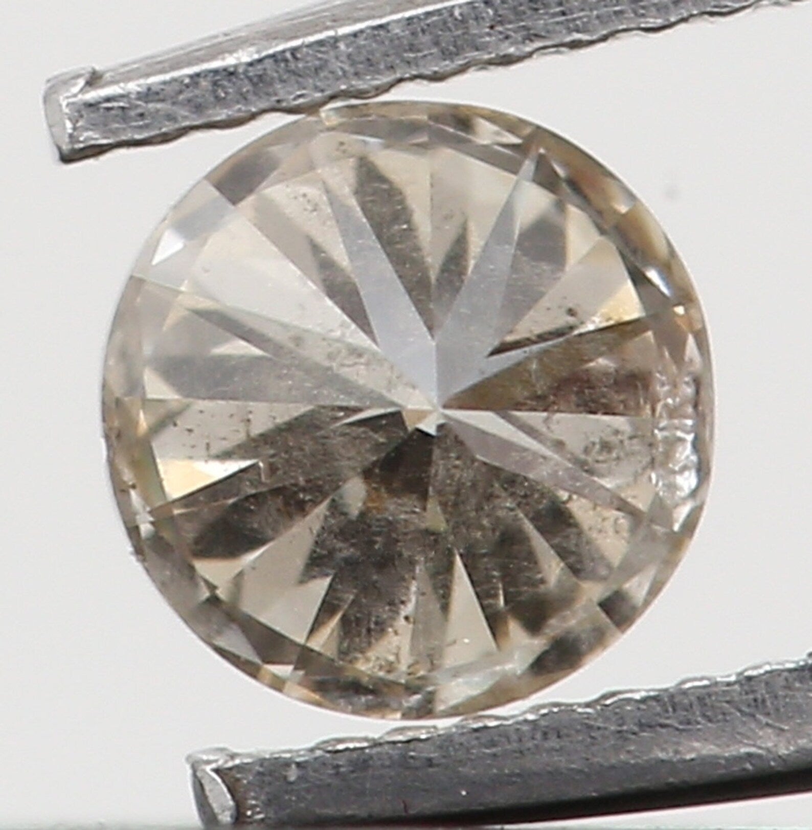 0.115 Ct Natural Loose Round Shape Diamond Brown Color Round Cut Diamond 3.00 MM Natural Loose Diamond Round Brilliant Cut Diamond N7822