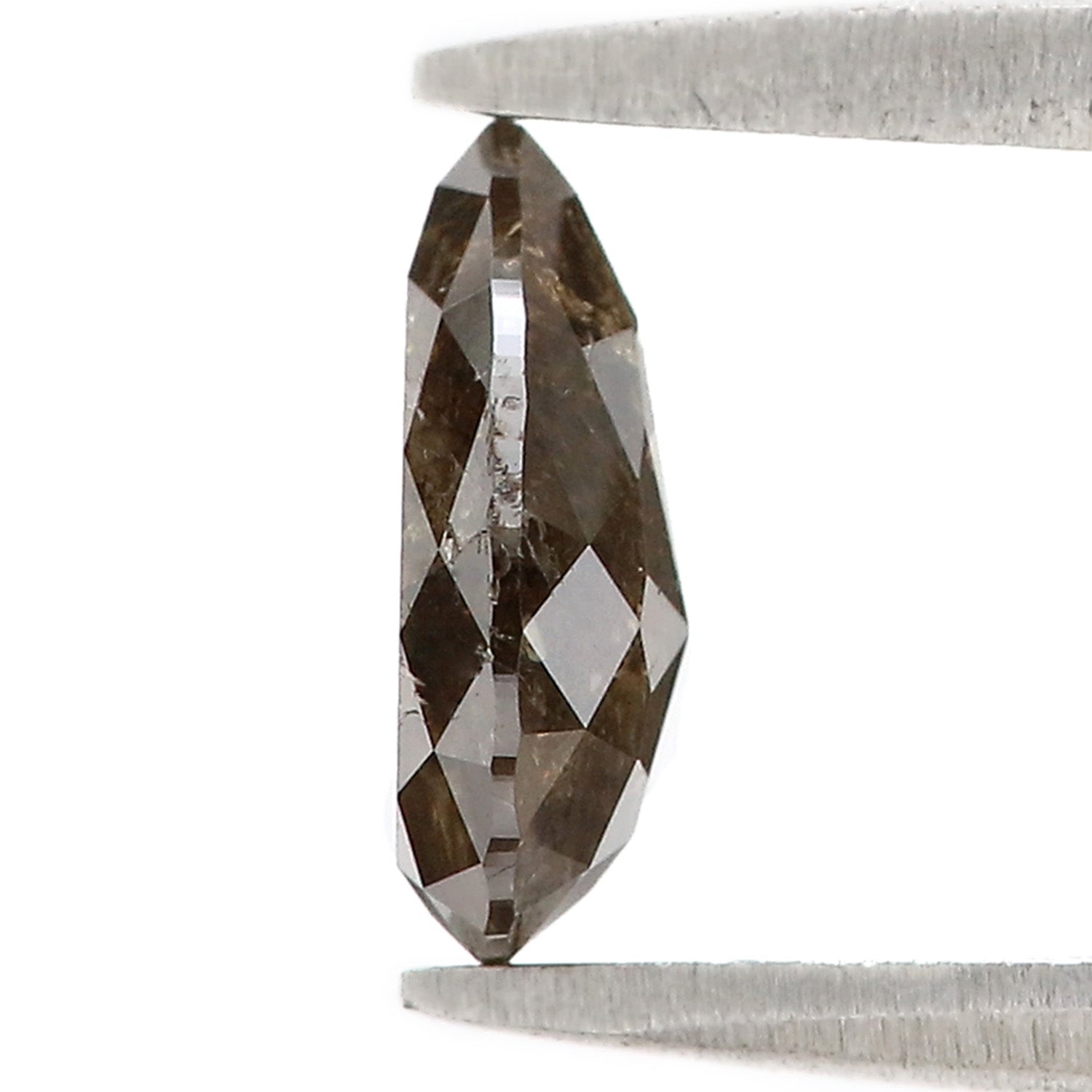 0.98 CT Natural Loose Pear Shape Diamond Brown Color Pear Cut Diamond 7.95 MM Natural Loose Brown Color Diamond Pear Rose Cut Diamond N2658