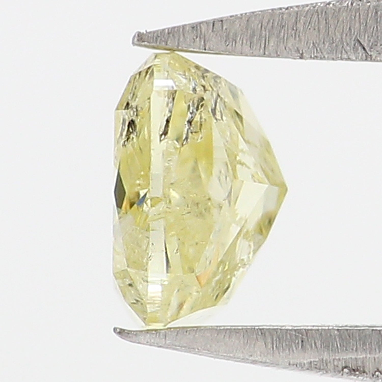 0.56 CT IGI Certified Natural Loose Modified Cushion Cut Diamond 4.80 MM Natural Fancy Yellow Color Cushion Brilliant Cut Diamond QL7701