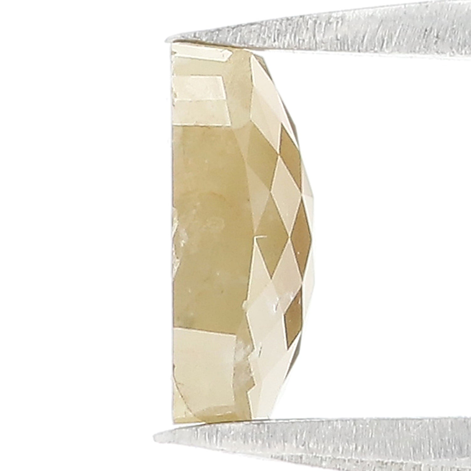 Natural Loose Cushion Green Grey Color Diamond 1.97 CT 8.00 MM Cushion Shape Rose Cut Diamond KQ116