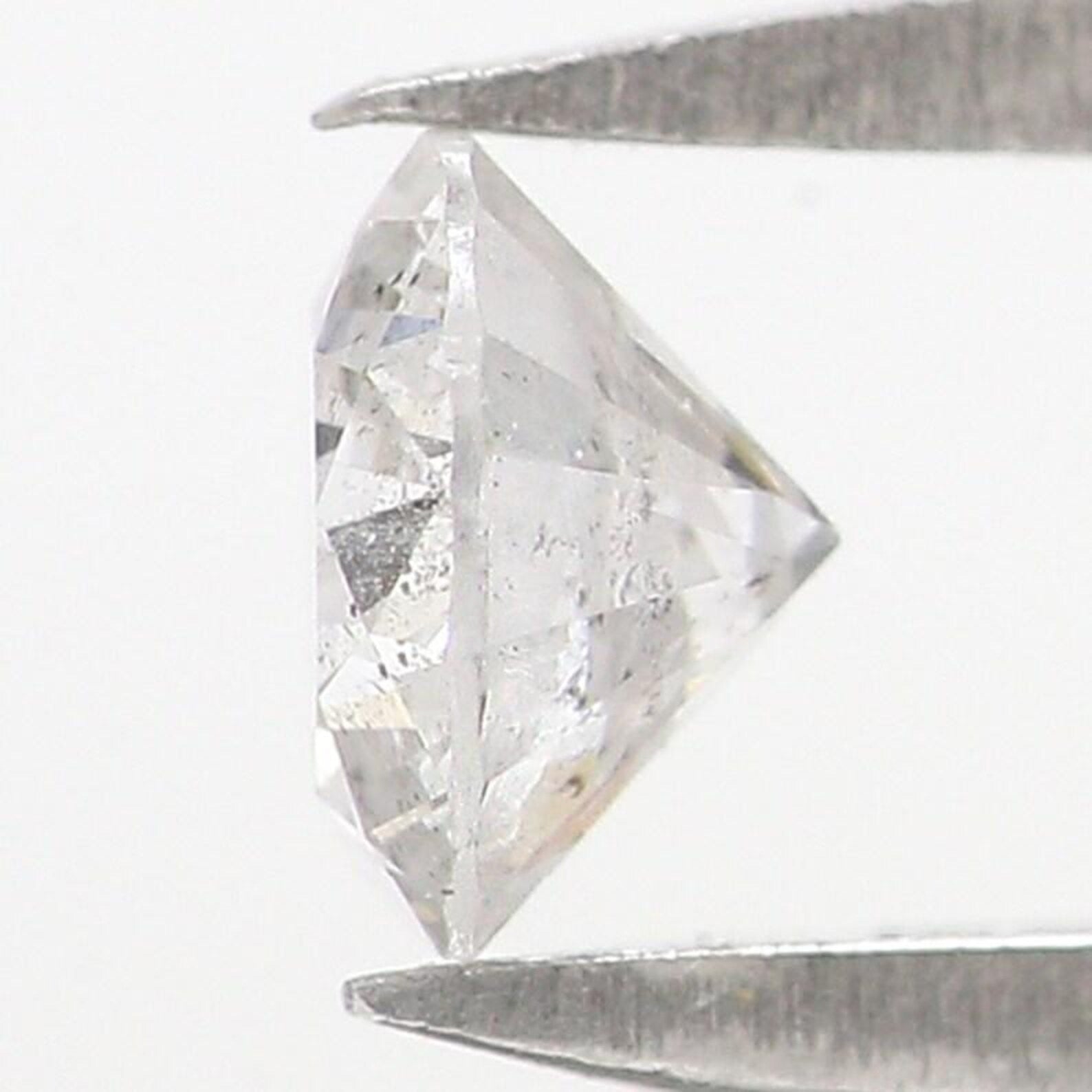 0.26 CT Natural Loose Round Cut Diamond Grey Color Round Diamond 4.10 MM Natural Diamond White Color Round Brilliant Cut Diamond NQ7712