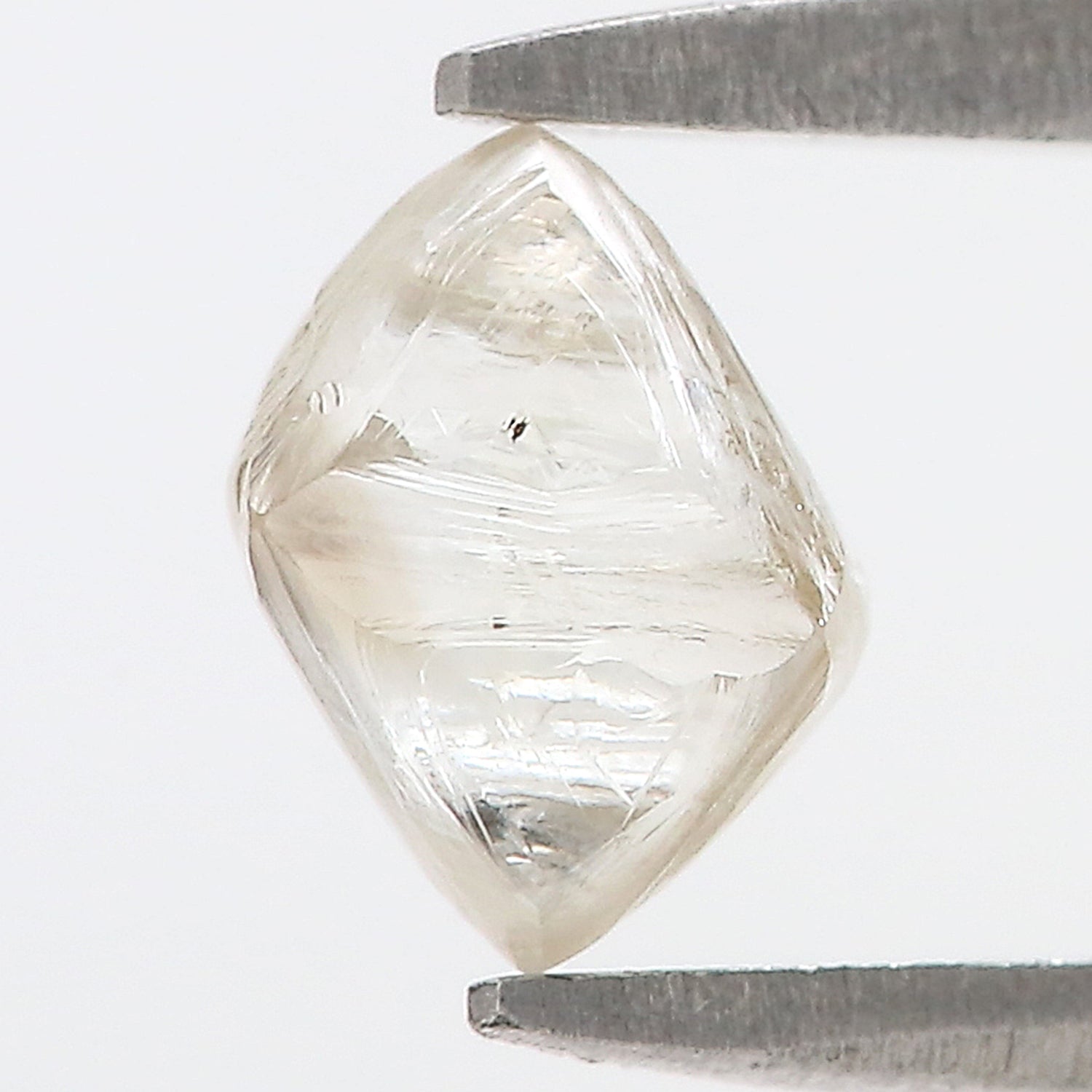 1.20 CT Natural Loose Rough Shape Diamond White-J Color Irregular Cut Diamond 5.15 MM Natural Diamond J Color Rough UnCut Diamond N2623