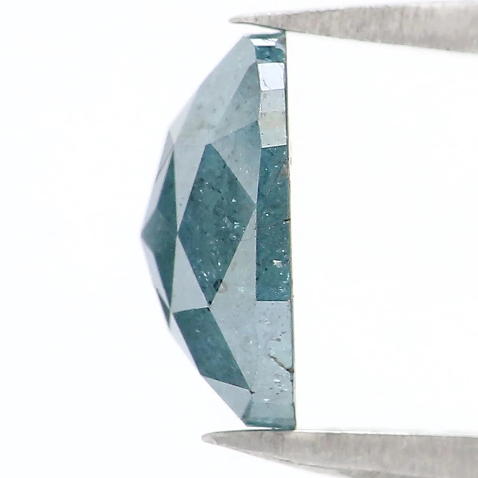 1.40 CT Natural Loose Cushion Shape Diamond Blue Color Cushion Diamond 7.60 MM Natural Loose Diamond Cushion Shape Rose Cut Diamond NQ9729